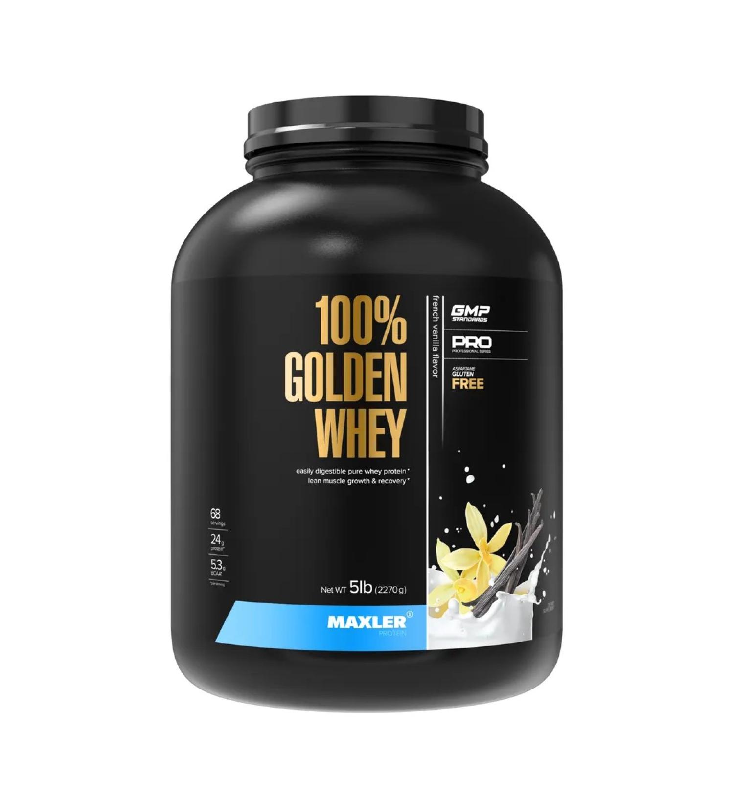 maxler Wastein protein 100% Goldenwhey 2270g French Vanil - Buy Online on GoSupps.com