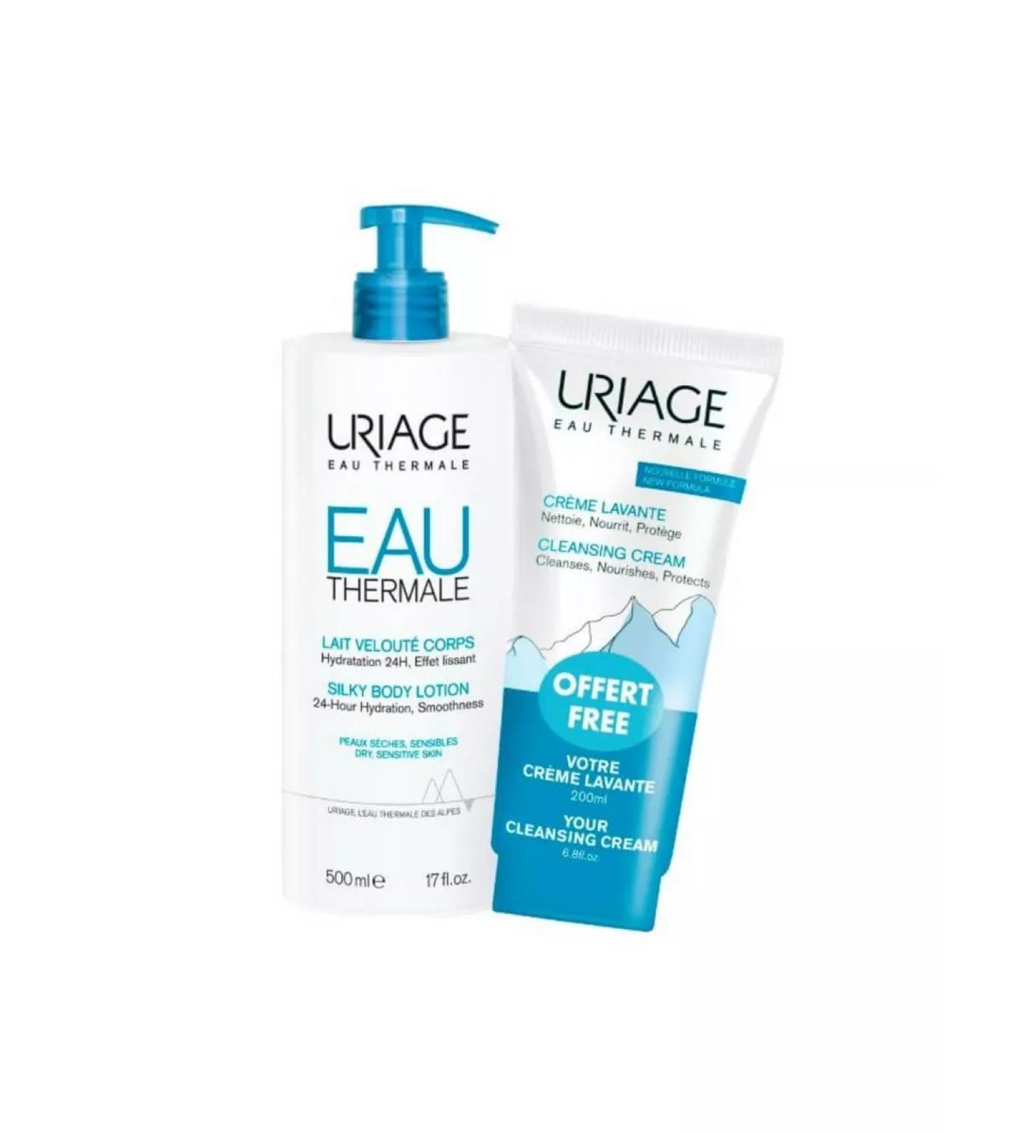 URIAGE Uryazh set milk 500 ml + cleansing cream 200 ml