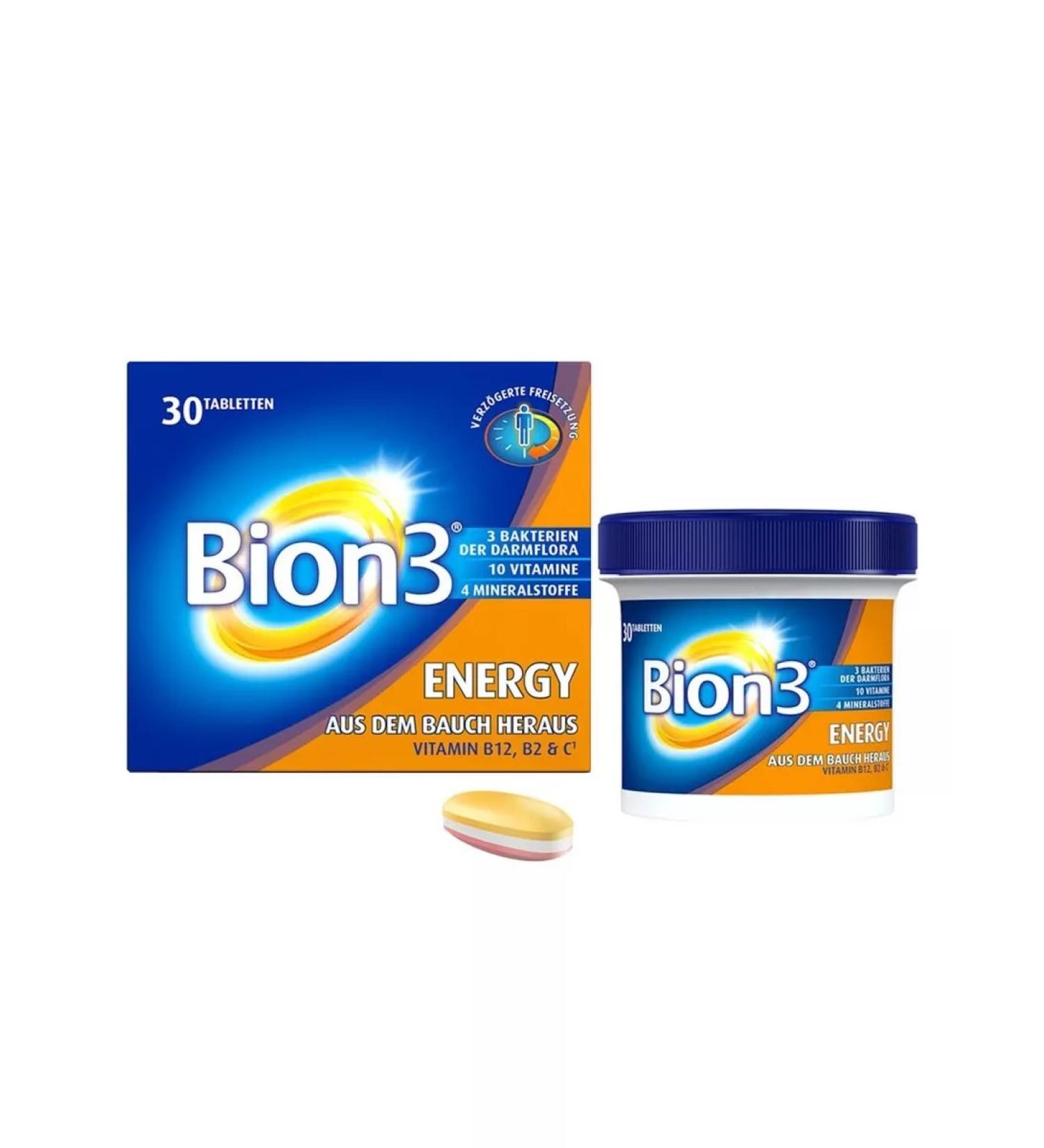 WICK Pharma Bion3 Energy Bion Energy Germany 30 tablets - Buy Online on GoSupps.com