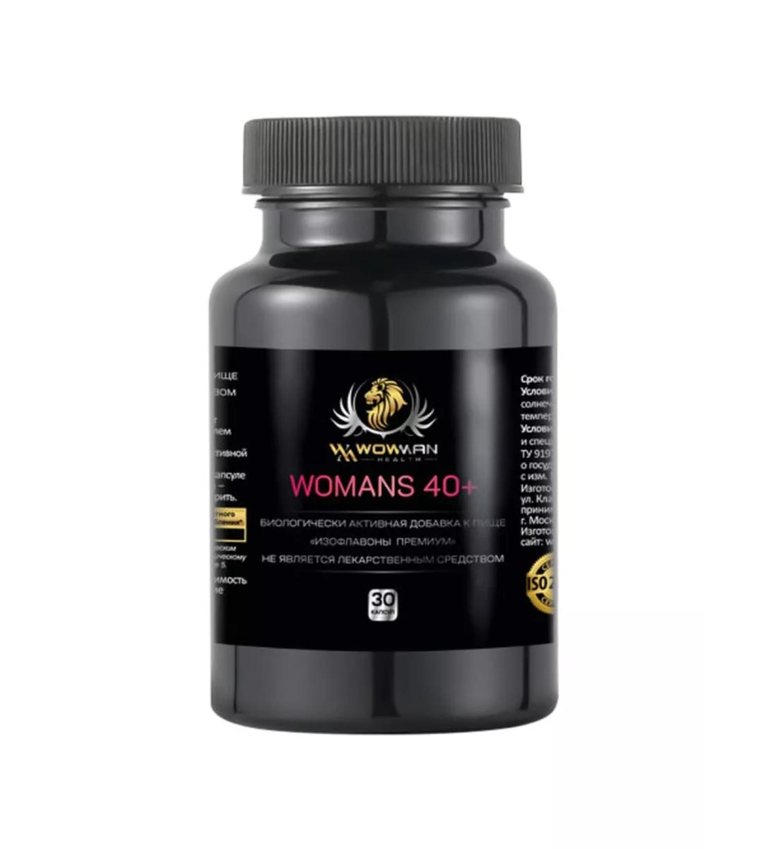 WoWman Vitamins for women 40+ Isoflavon for women's health