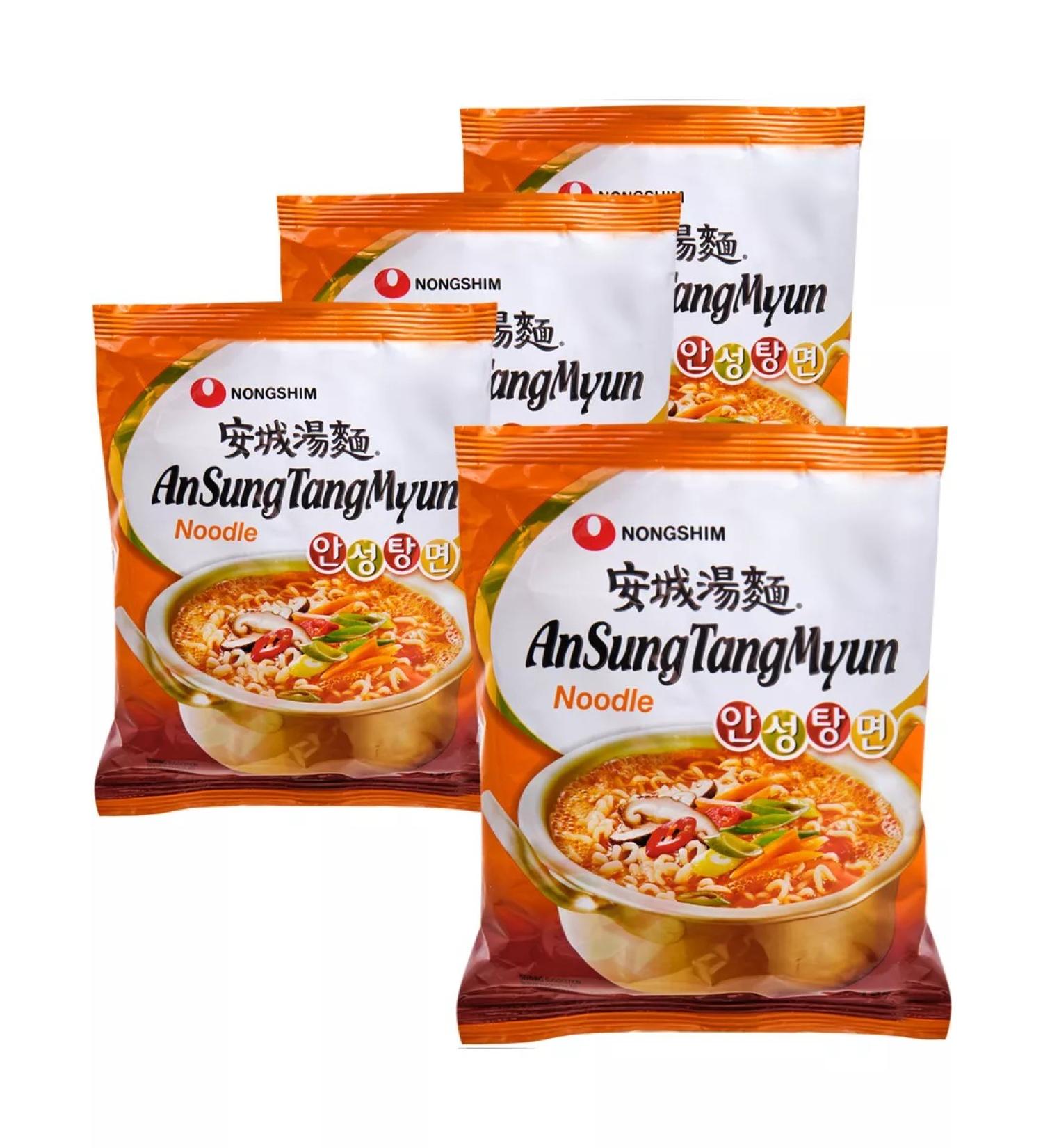 Made in Korea Lapsha nongsham (dried) Asunstangmyon 4pcs of 125 g - Buy Online on GoSupps.com