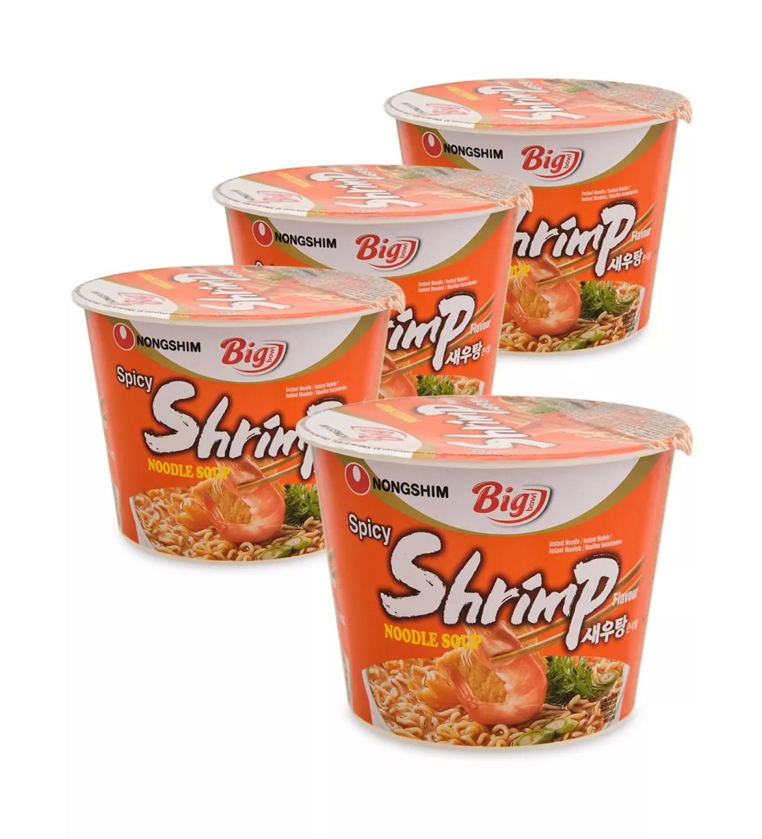 Made in Korea Lapsha nongsham dried seutanga with shrimp in a cup of 4pcs - Buy Online on GoSupps.com