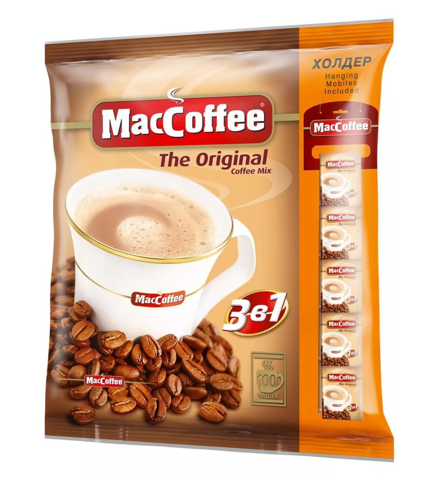 MacCoffee Maccof coffee 3b1 100 pcs - Buy Online on GoSupps.com