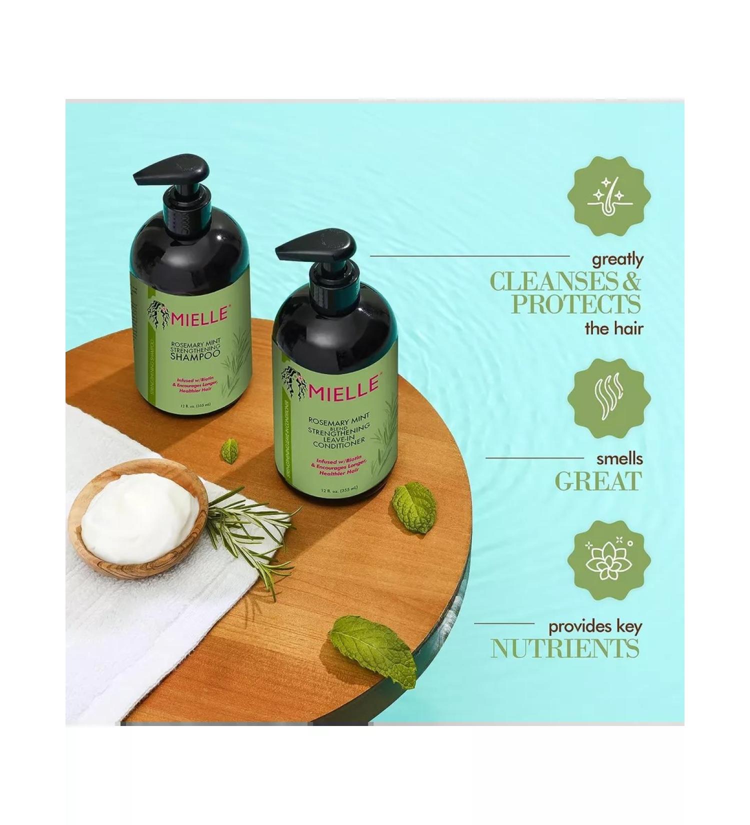 Mielle Organics Shampoo and air conditioning for hair with biotin - Buy Online on GoSupps.com