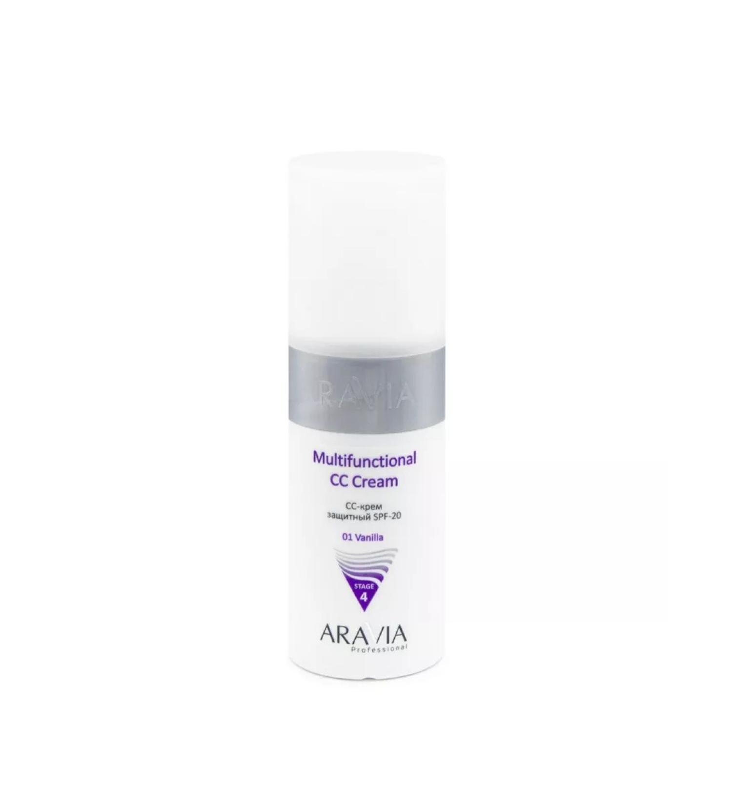 ARAVIA Professional CC-cream protective SPF-20 01 vanilla - Buy Online on GoSupps.com