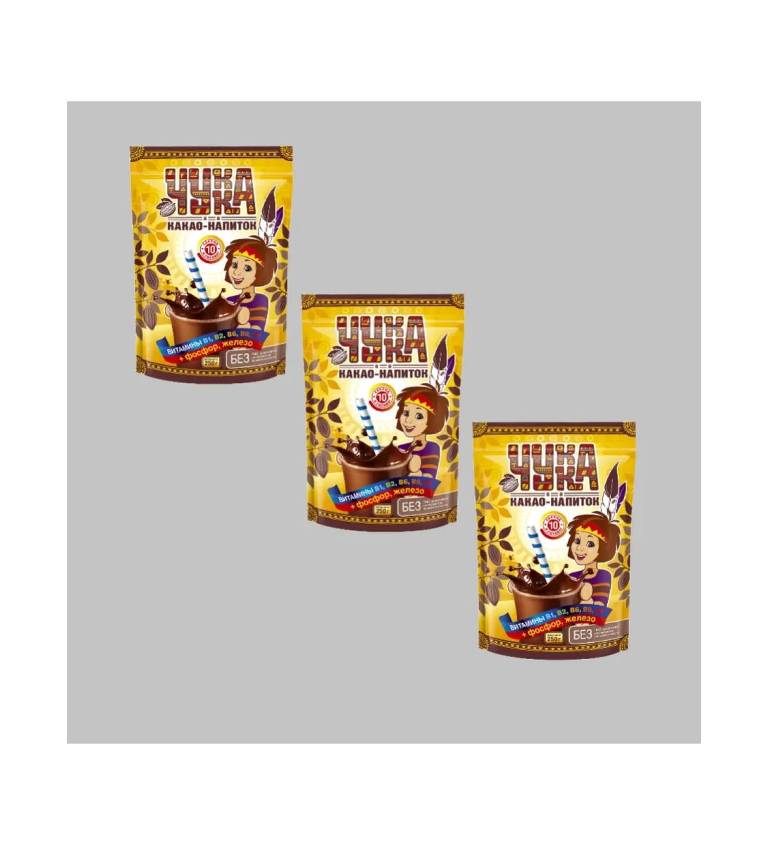 EcoLogic Cocoa-drink Chukka 250 grams 3 pieces