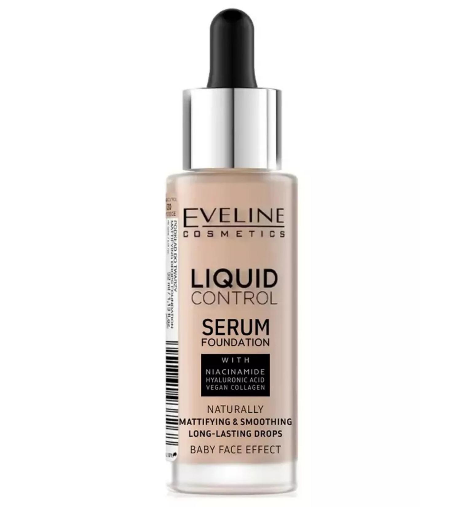 EVELINE Liquid foundation Liquid Control No. 030 32ml - Buy Online on GoSupps.com