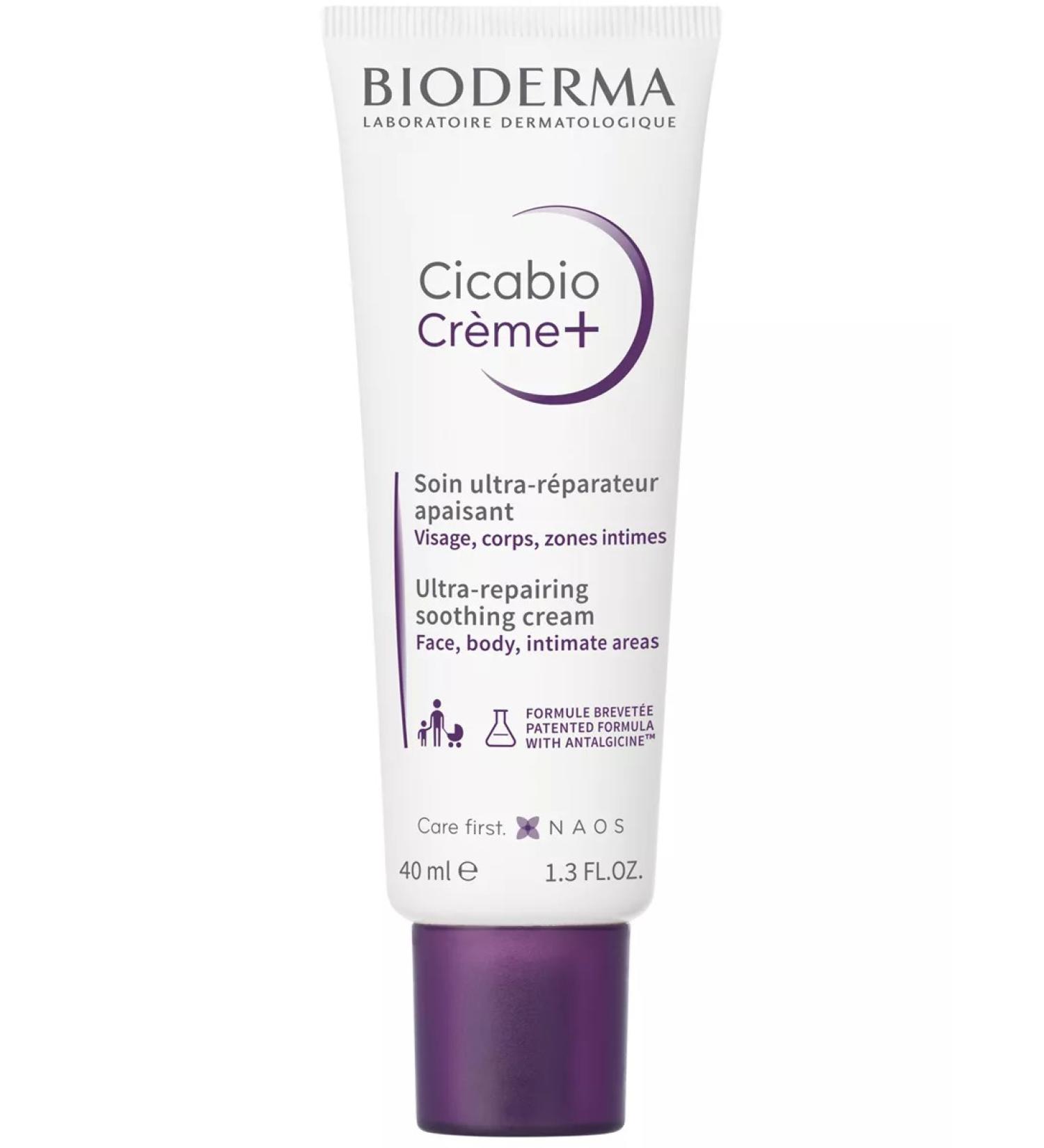 Bioderma Restoring face and body cream Cicabio Cream+ 40 ml - Buy Online on GoSupps.com