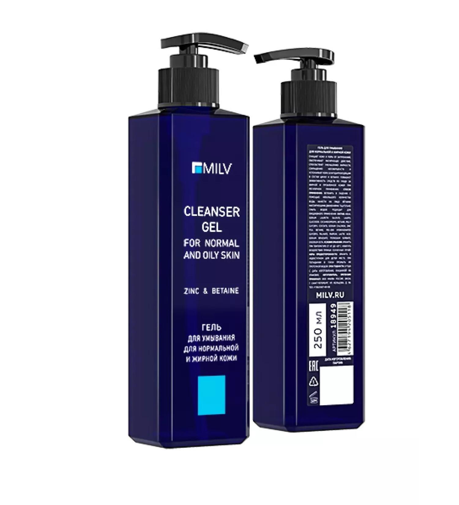 MILV Gel for washing normal skin 250 ml