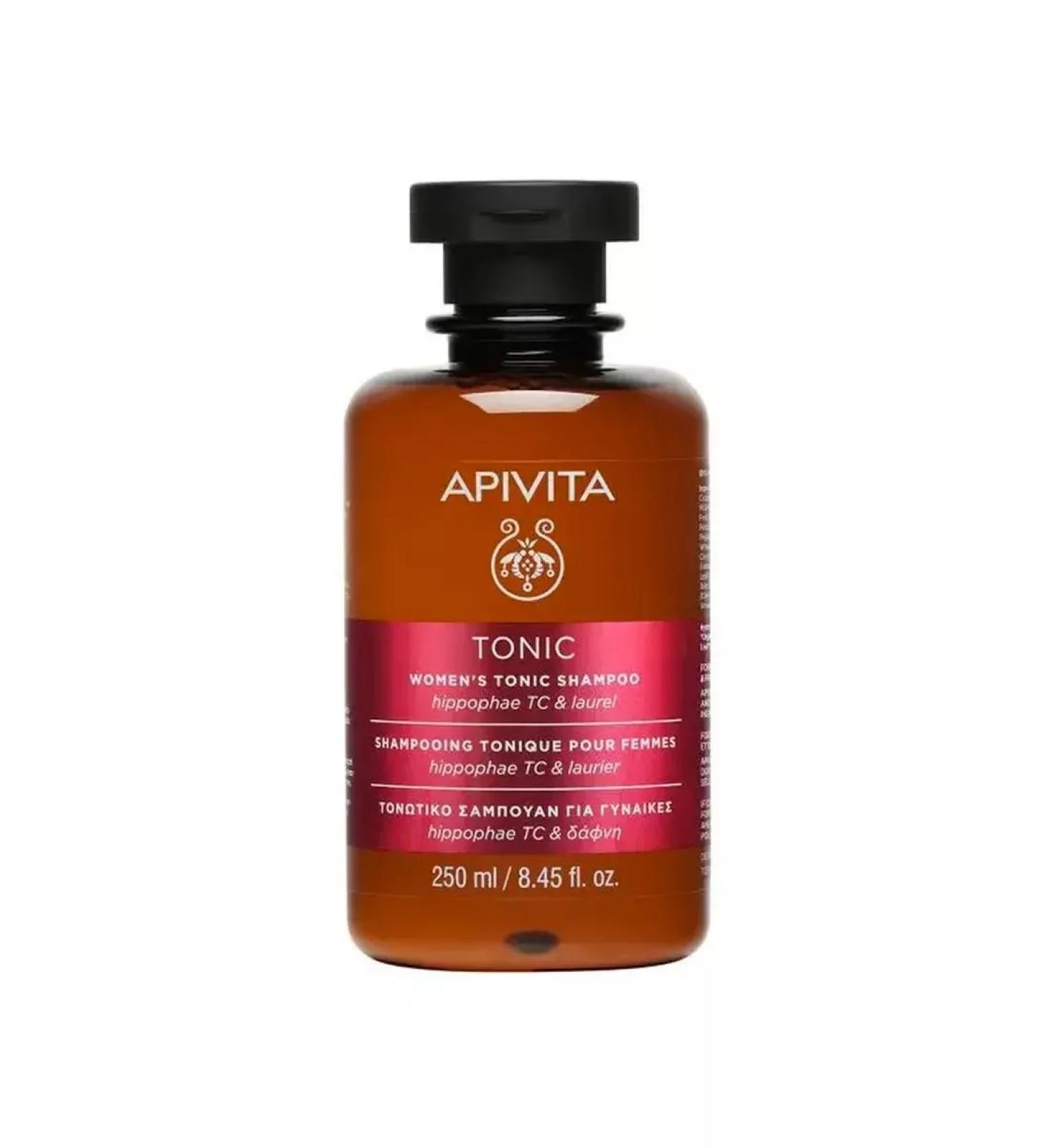 APIVITA Female shampoo tonic with sea buckthorn and laurel 250ml - Buy Online on GoSupps.com