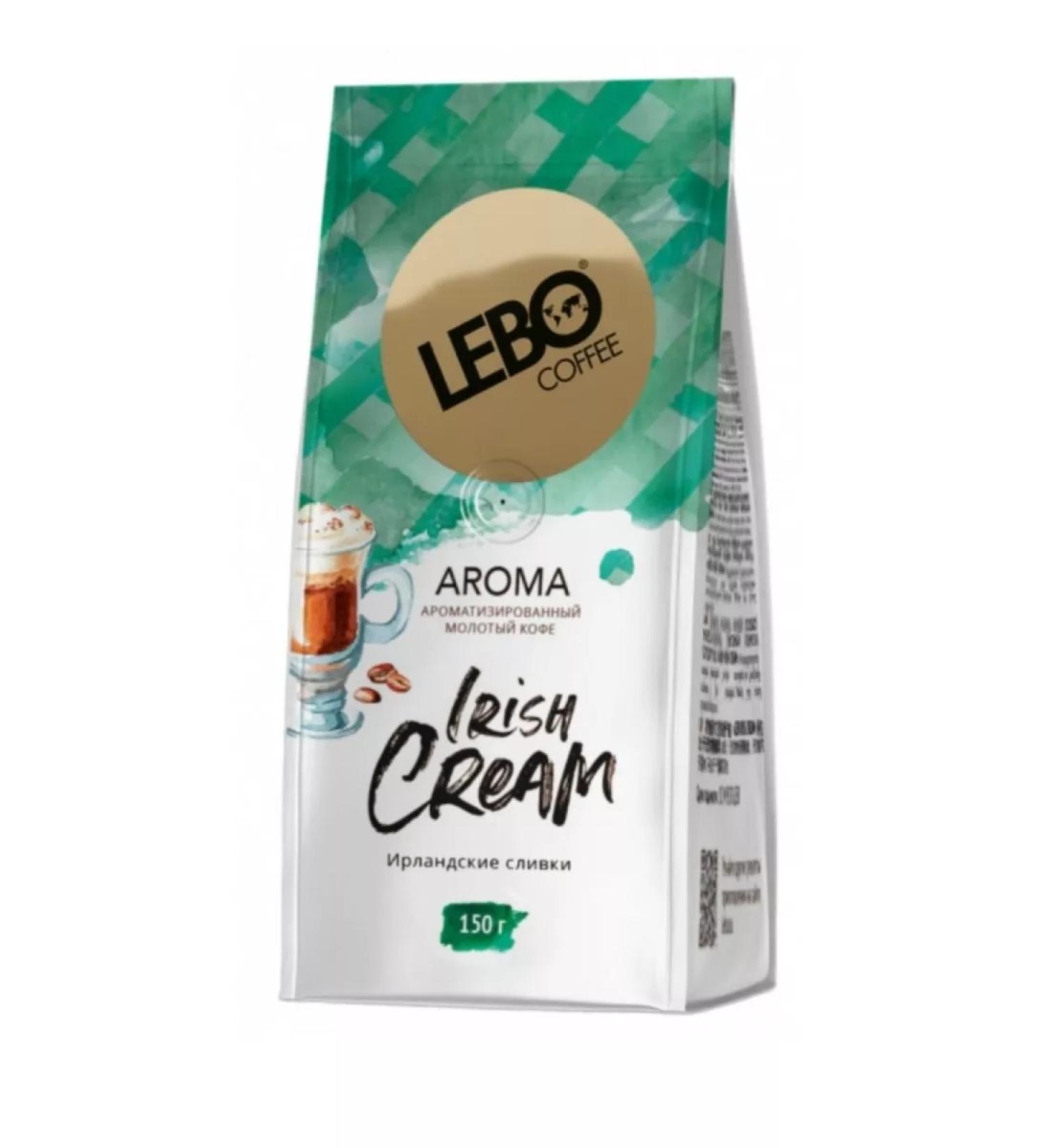 Lebo Coffee ground Irish Cream aroma of Irish cream 150g 1UP - Buy Online on GoSupps.com
