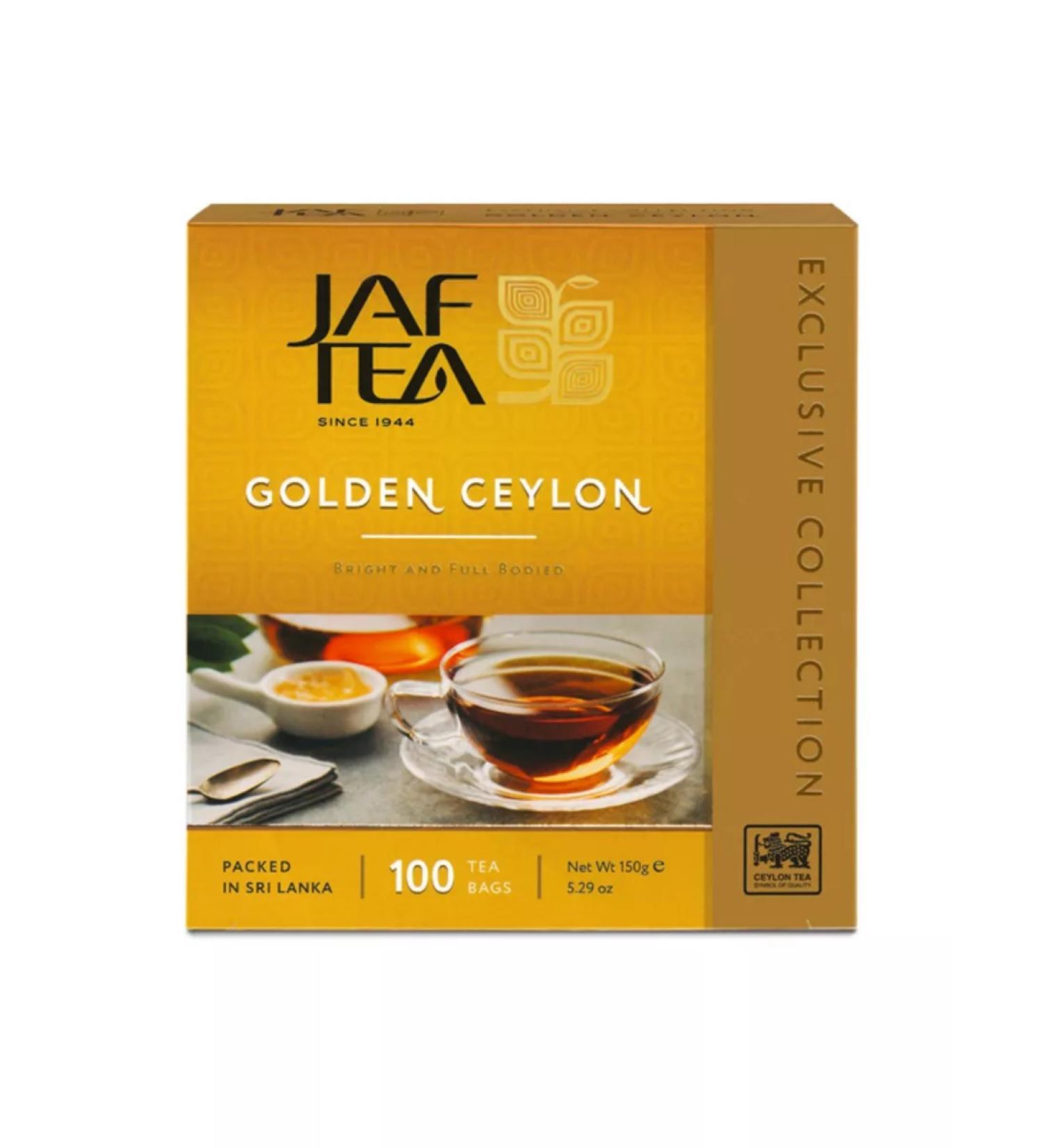 Jaf Tea Black Ceylon Tea 100 PAK 1.5 gr. - Buy Online on GoSupps.com