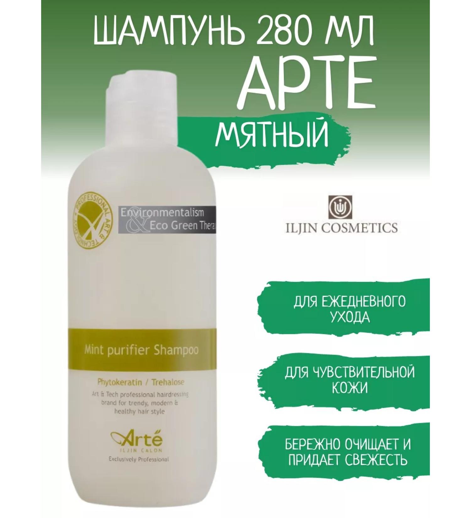 ILJIN Cosmetics Arte shampoo mint 280 ml