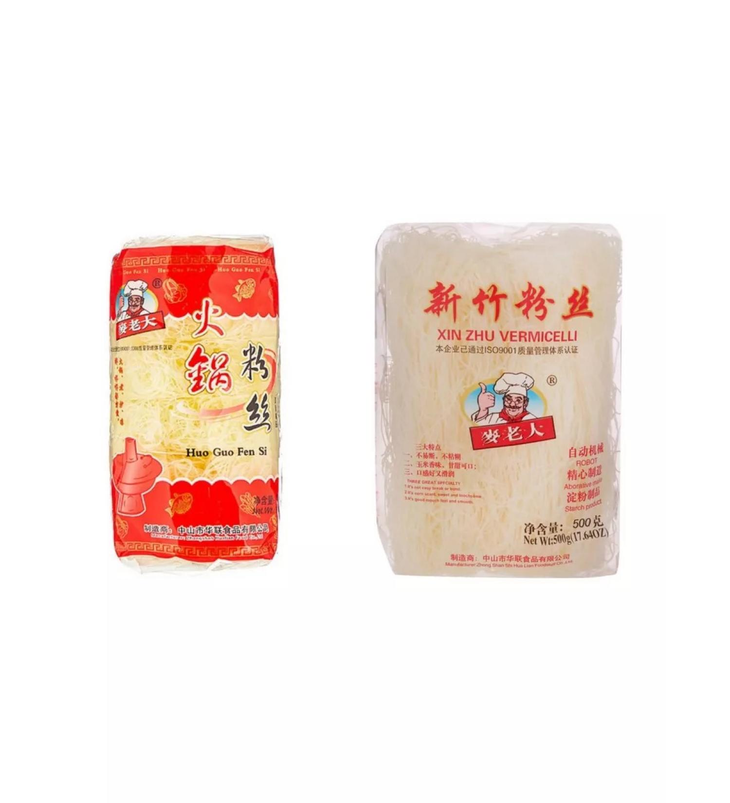 Lapsha starchy thin 300 g and glass noodles 500 g - Buy Online on GoSupps.com
