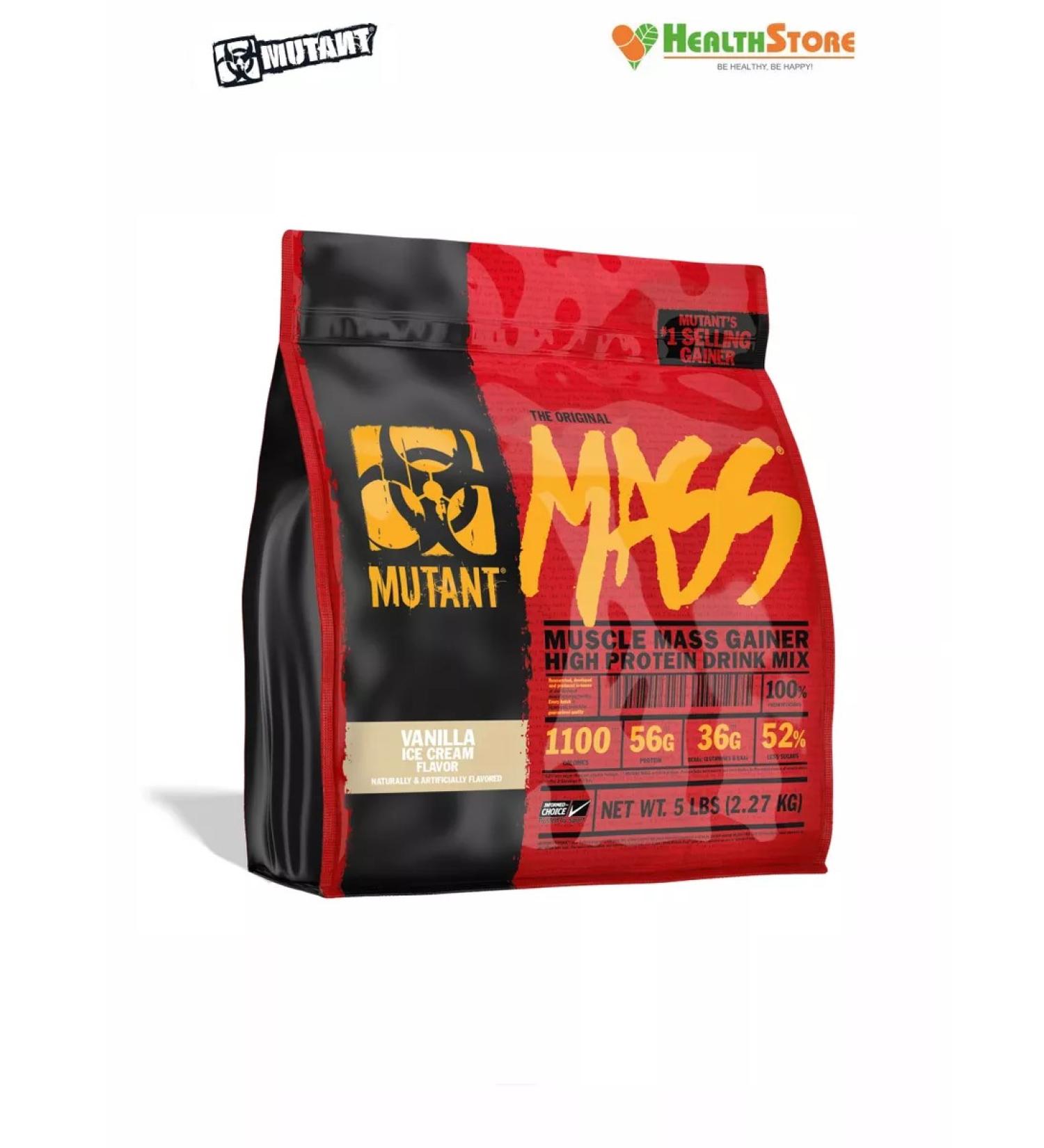 Mutant Gainer Mass 2.27kg (vanilla ice cream) Muset - Buy Online on GoSupps.com
