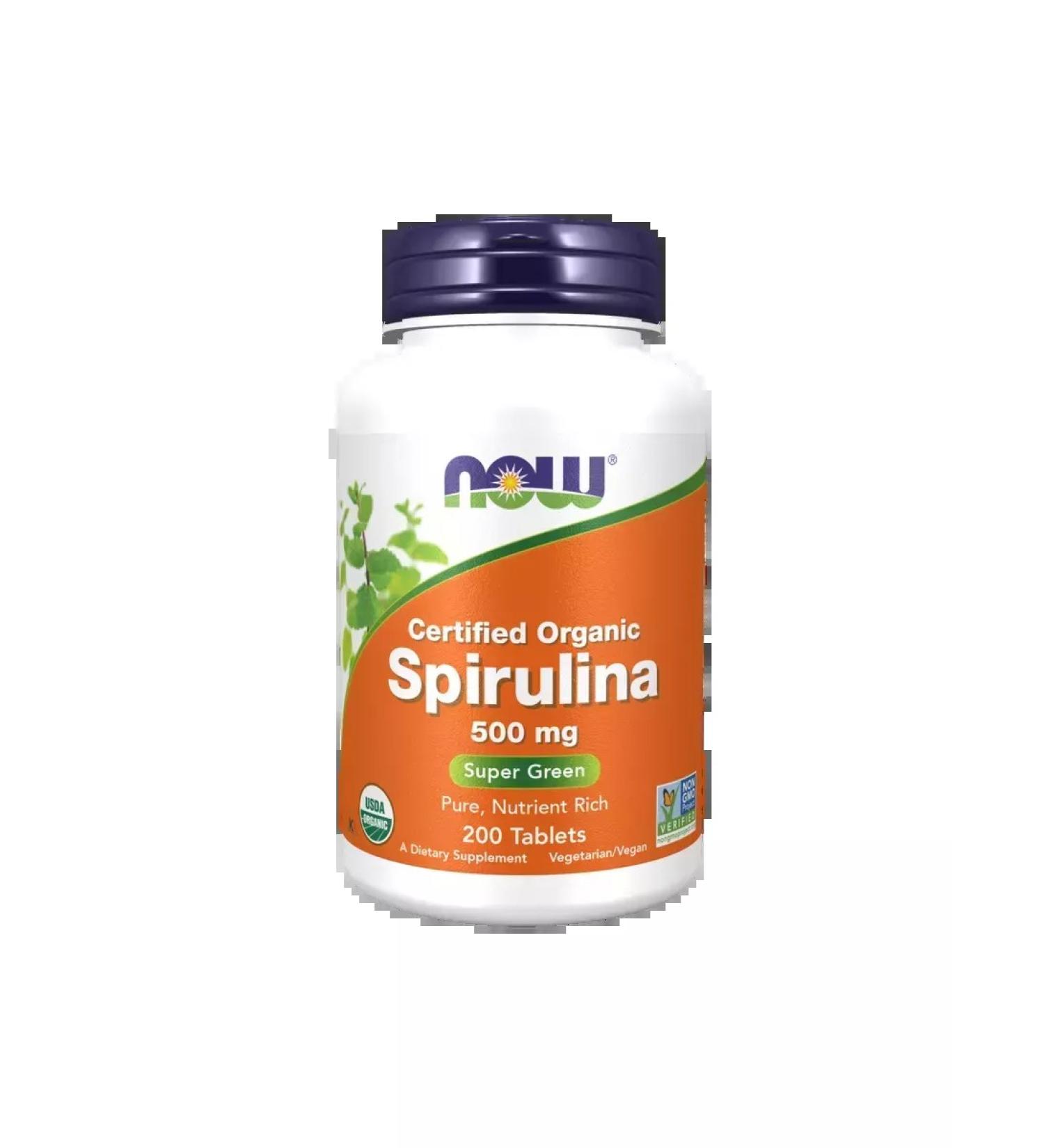 Beauty Now spirulina 500 mg 200 pcs. 500 mg tablets