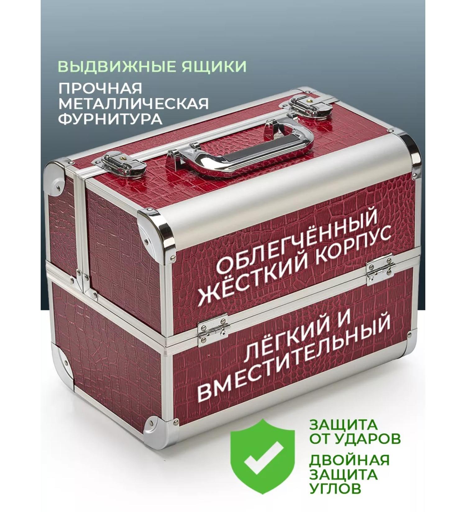 Pinkberry Bethei Case suitcase for cosmetics of manicure masters - Buy Online on GoSupps.com