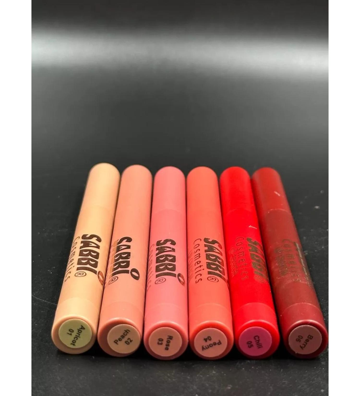 lipsticks Set of lipstick Sabbi Cosmetics 6 pieces - Buy Online on GoSupps.com
