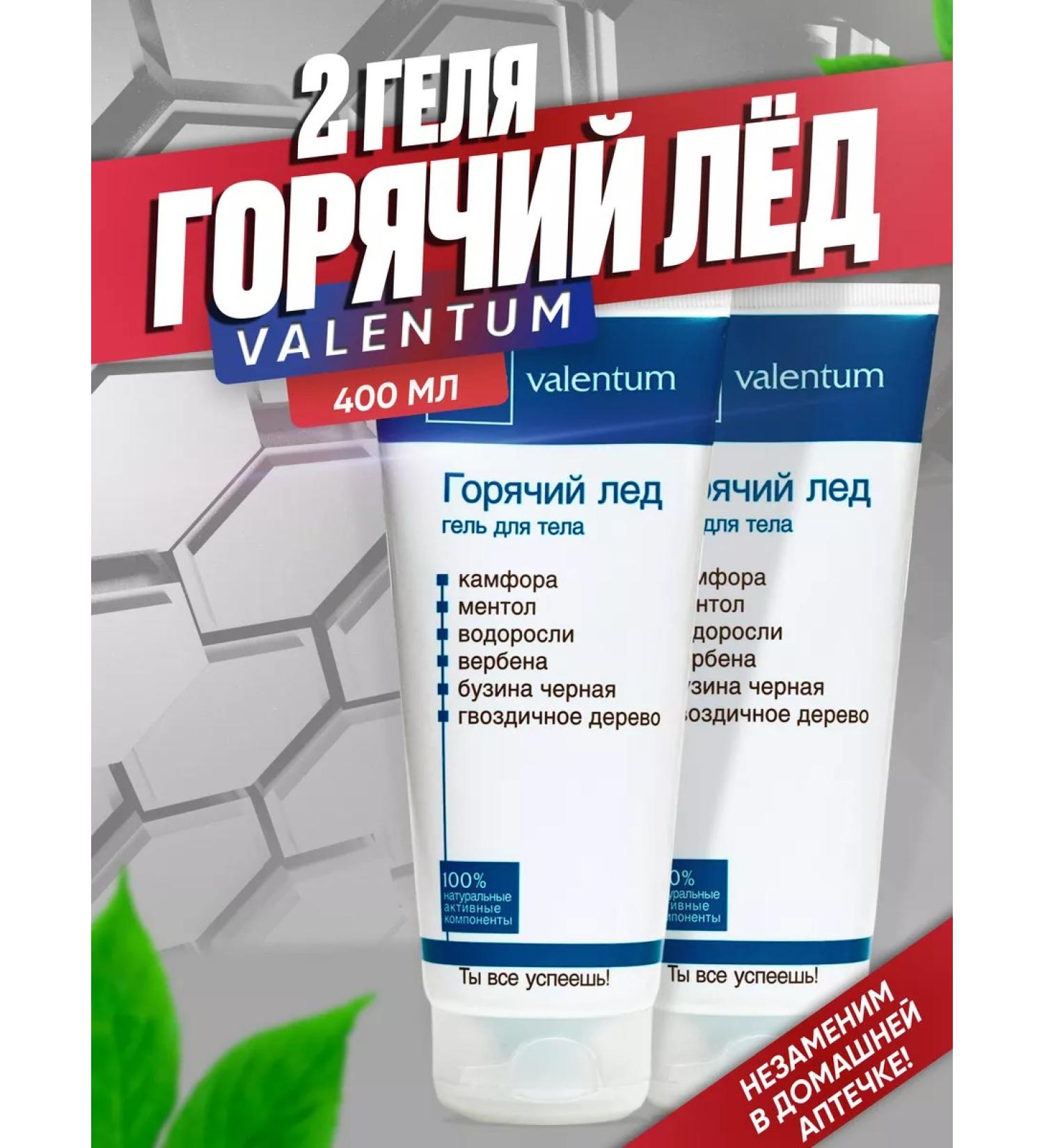VALENTUM Hot ice gel ointment for joints from pain 400 ml - Buy Online on GoSupps.com