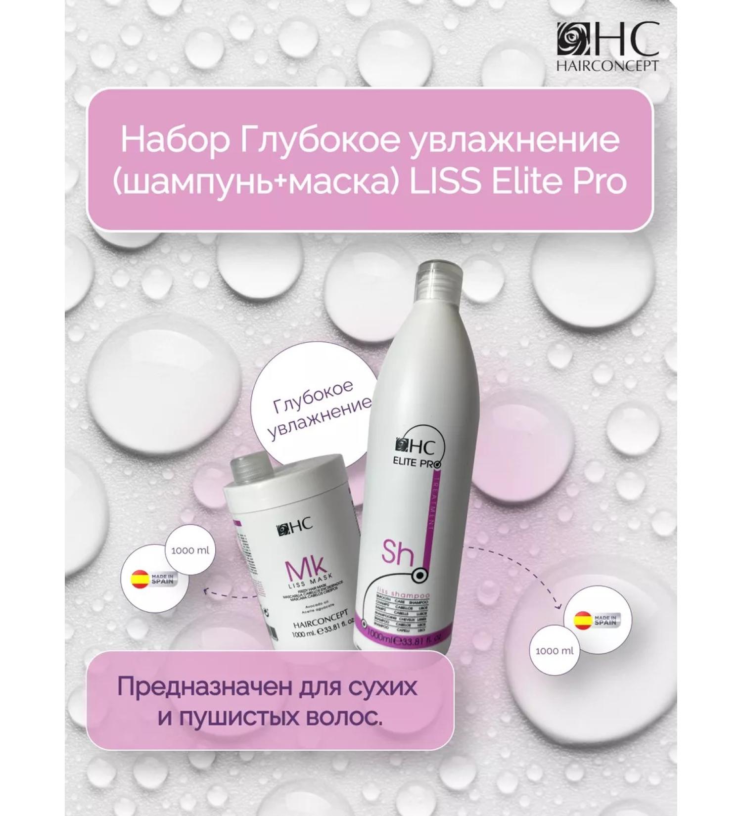 HAIRCONCEPT Hair set deep moisturizing 1000*1000 ml - Buy Online on GoSupps.com