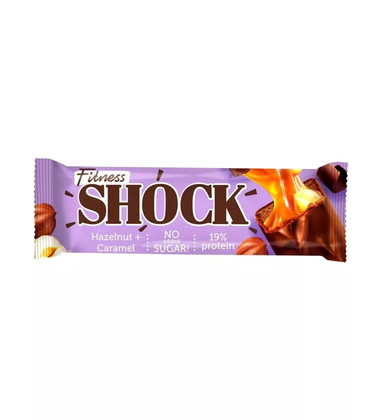 FitnessShock Batoner protein chocolate pile with caramel 50g