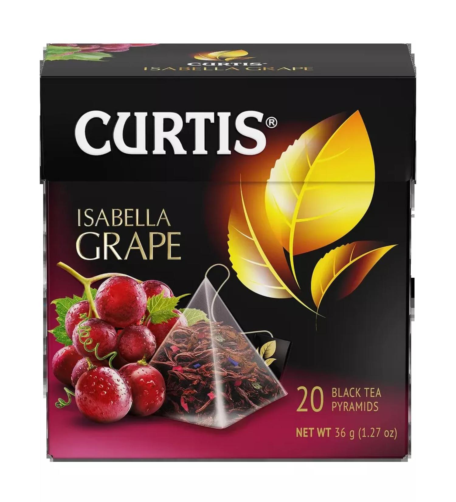 Curtis Black tea ISabella Graph with grape aroma 20 paces