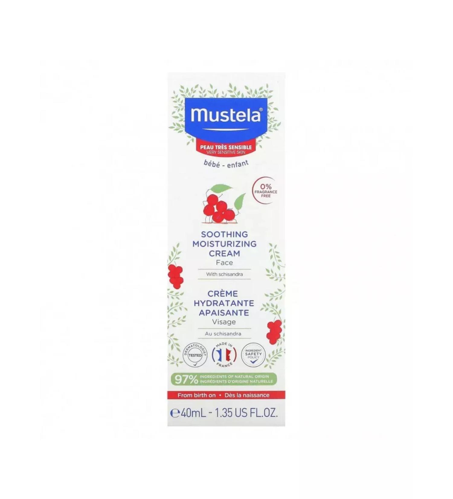 Mustela Hydra Bebe Moisturizer cream for children 40ml - Buy Online on GoSupps.com