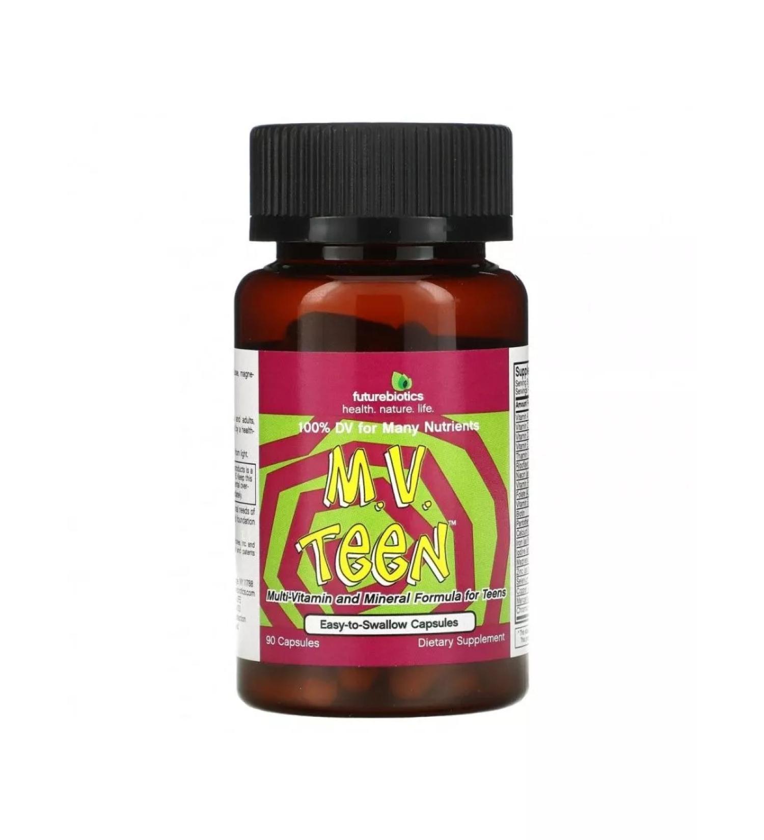 FutureBiotics Multivitamins for teenagers 90 capsules - Buy Online on GoSupps.com