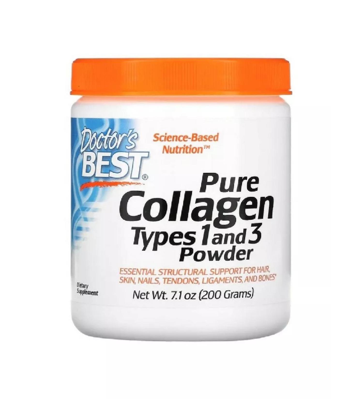 DOCTOR BEST Collagen 1 and 3 type powder 200 g -1pcs - Buy Online on GoSupps.com