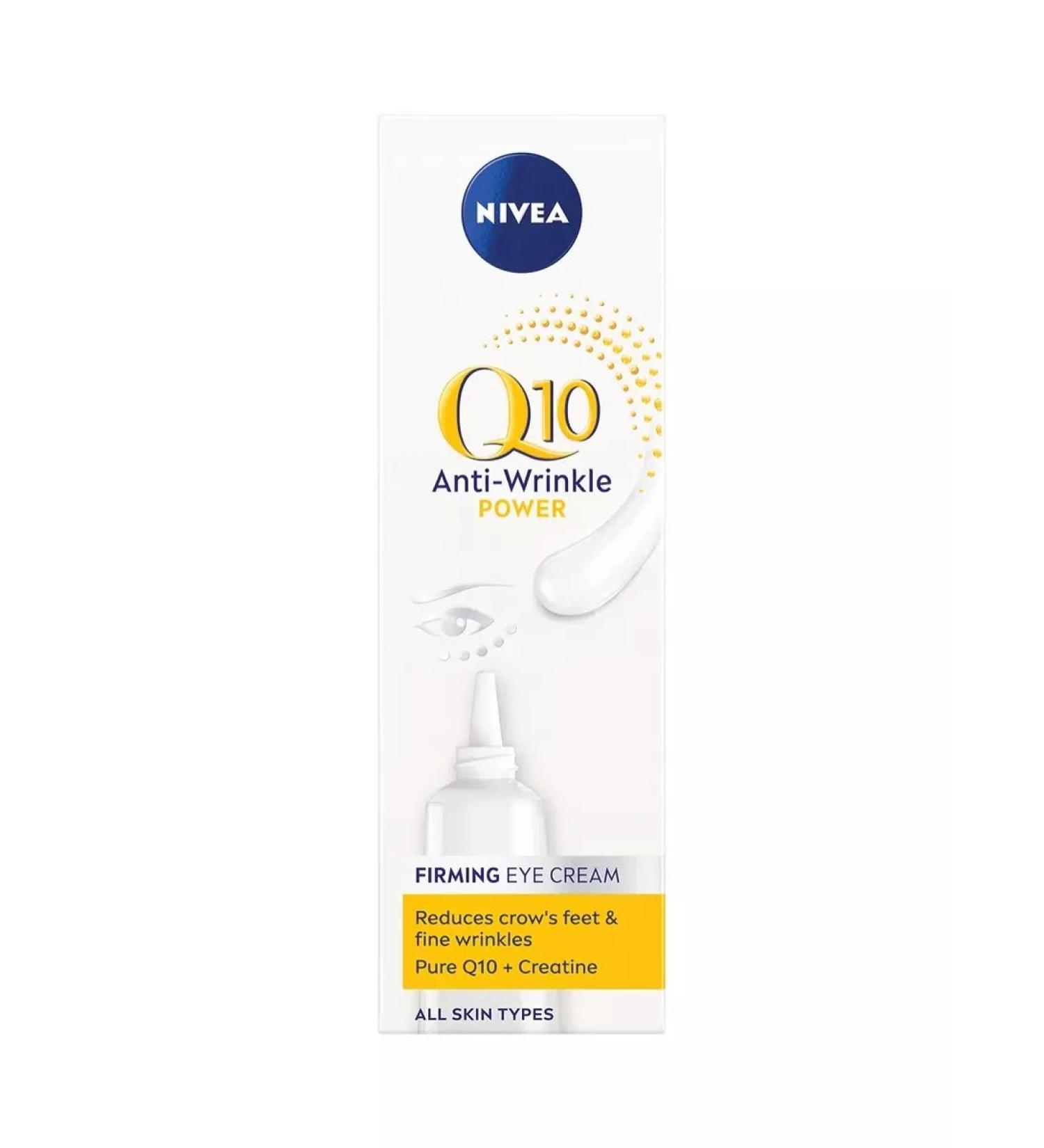 NIVEA Skin cream around the eyes from wrinkles Q10 Power - Buy Online on GoSupps.com