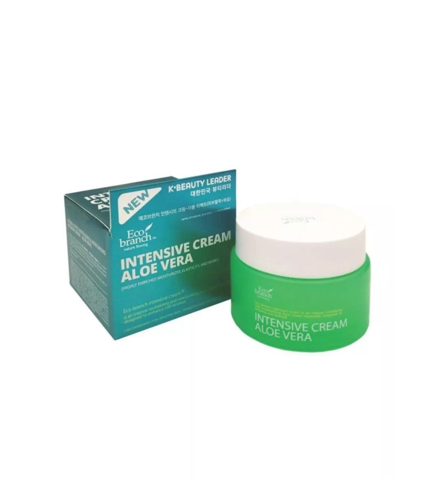 eco branch Intensive face cream with aloe - Buy Online on GoSupps.com