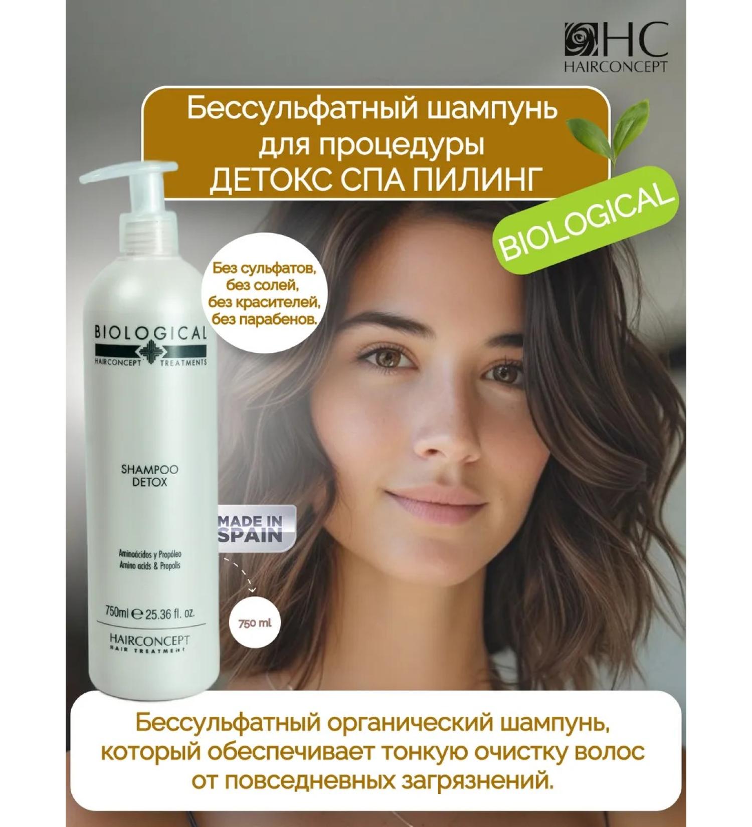 HAIRCONCEPT Sonusufantic shampoo Detox 750ml - Buy Online on GoSupps.com