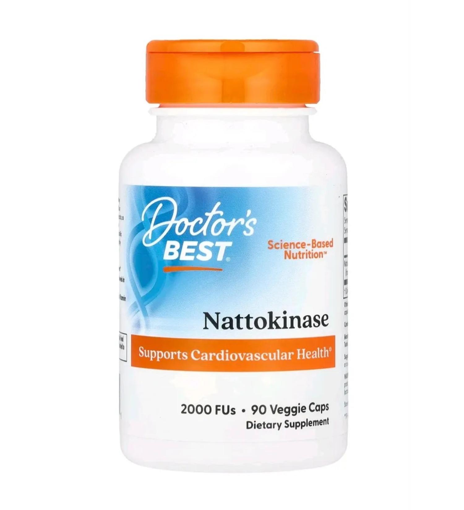 Doctor's Best NATTOKINASE TTTOKINAZ 90 capsules - Buy Online on GoSupps.com