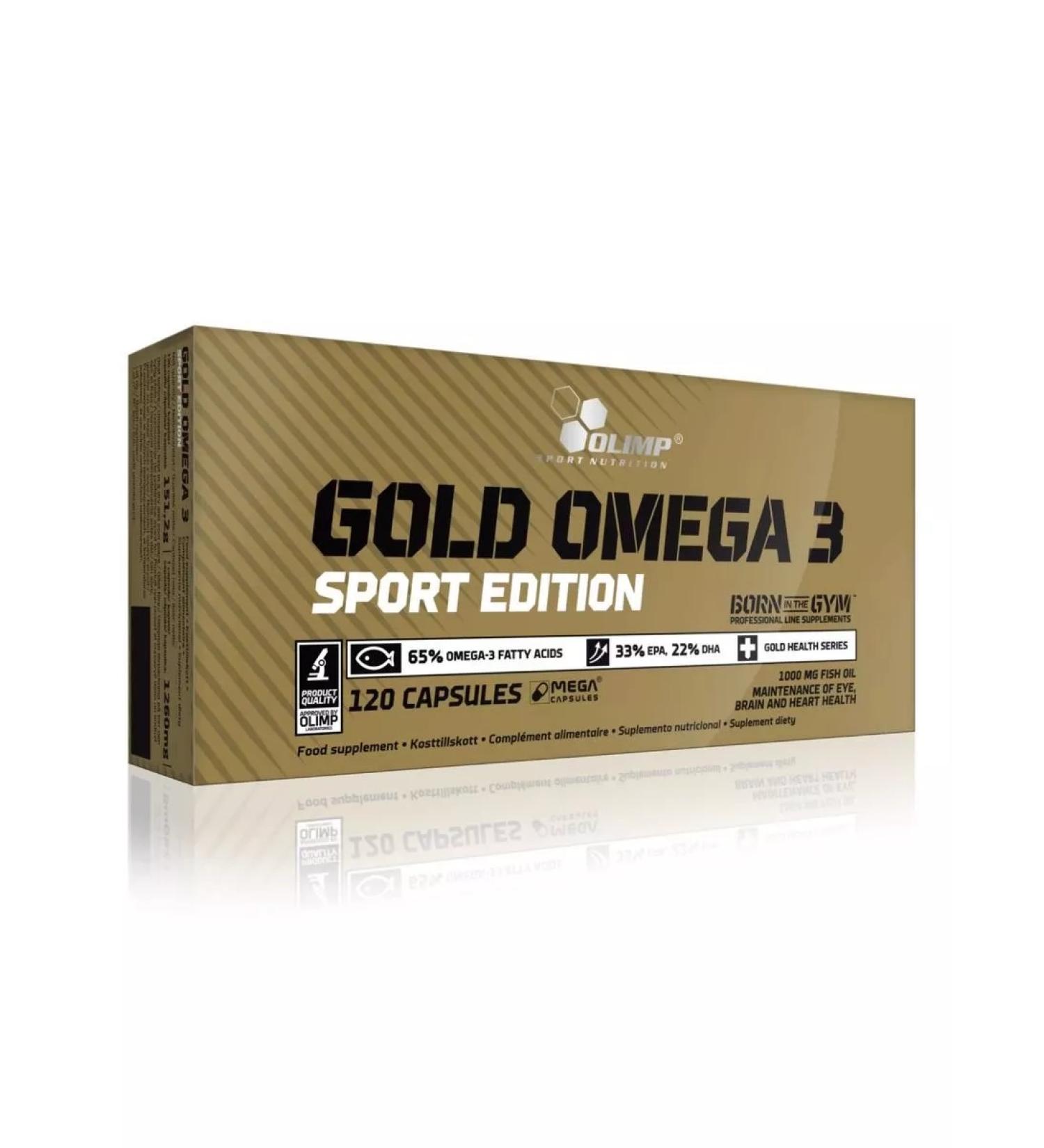 Olimp Sport Nutrition Omega 3 Gold-Omega 3 Sport Edition 120 capsules