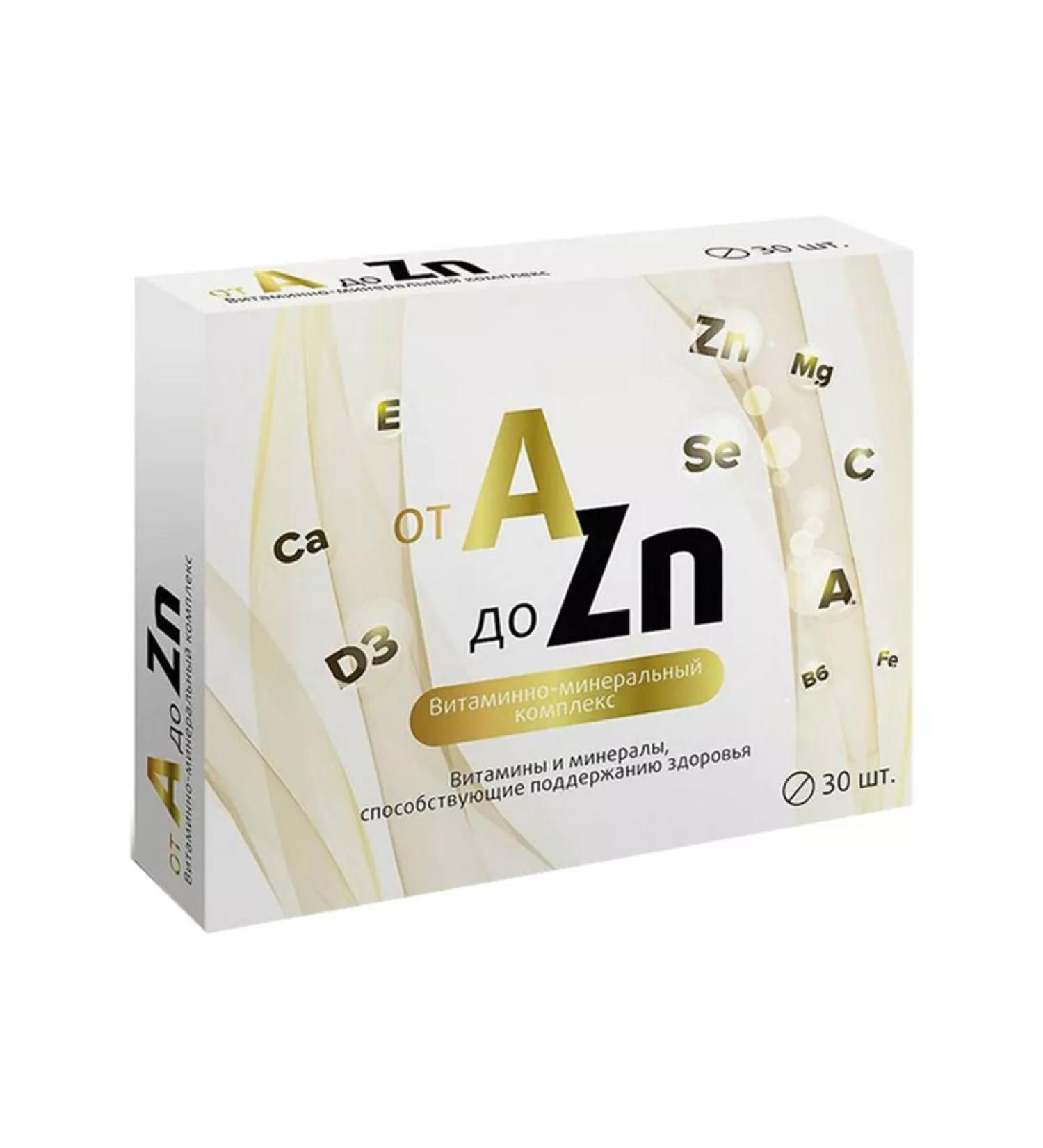 Healthy balance Vitamin-mineral complex Vitamir from A to zinc 30 pcs