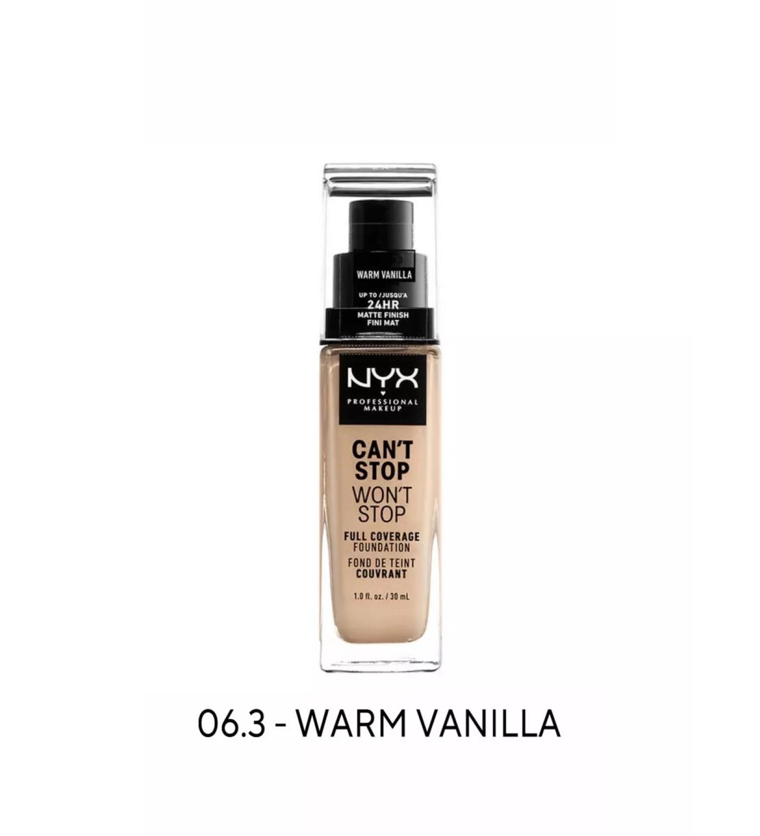 NYX Professional Makeup The tonal base canon stop wonmet stud 06.3 Warm Vanilla - Buy Online on GoSupps.com