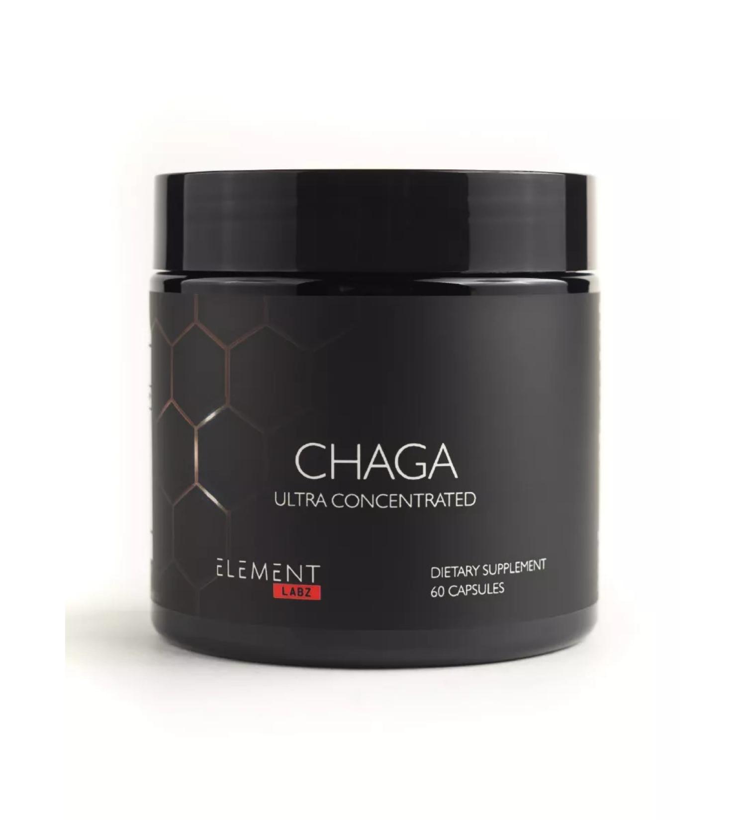 Element Labz Chaga 45% of polysaccharides (Chaga) 500 mg 60 capsules - Buy Online on GoSupps.com