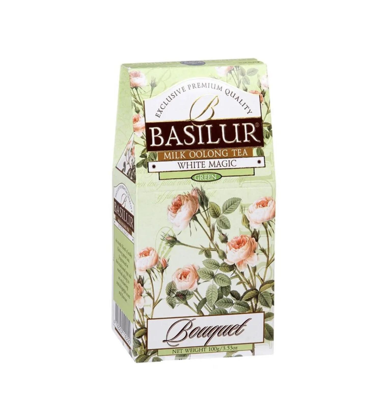 Green Basilur tea white magic 100 grams