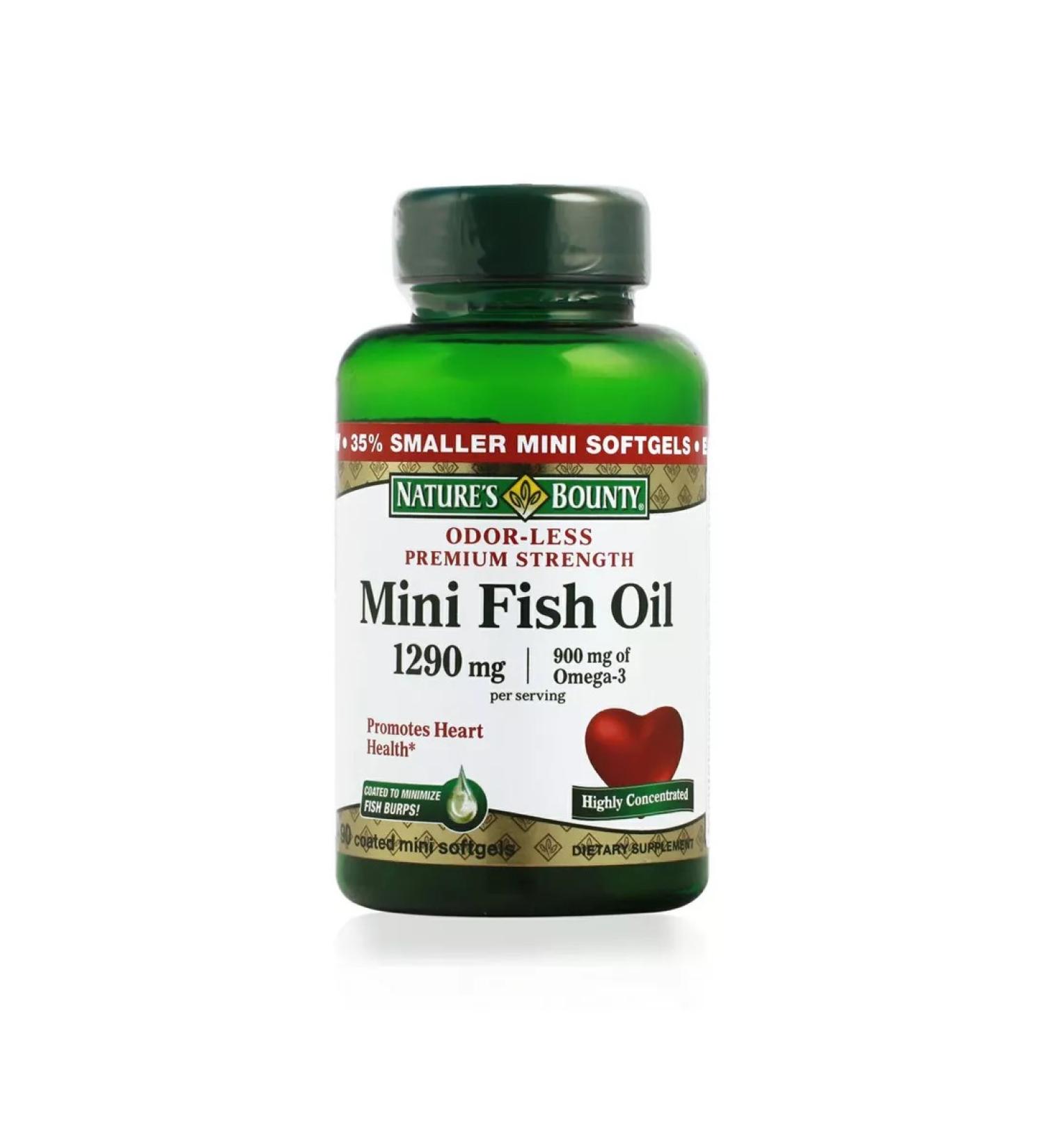 The key to health Nature's Bounty Omega-3 capsules 900 mg 90 pcs