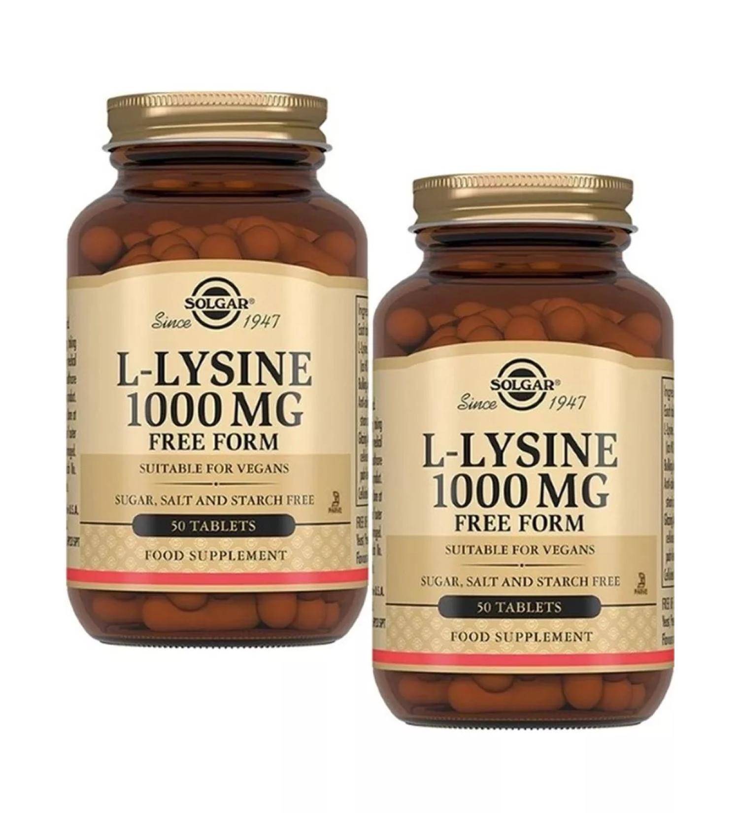 SOLGAR L-Lysine 2 pcs