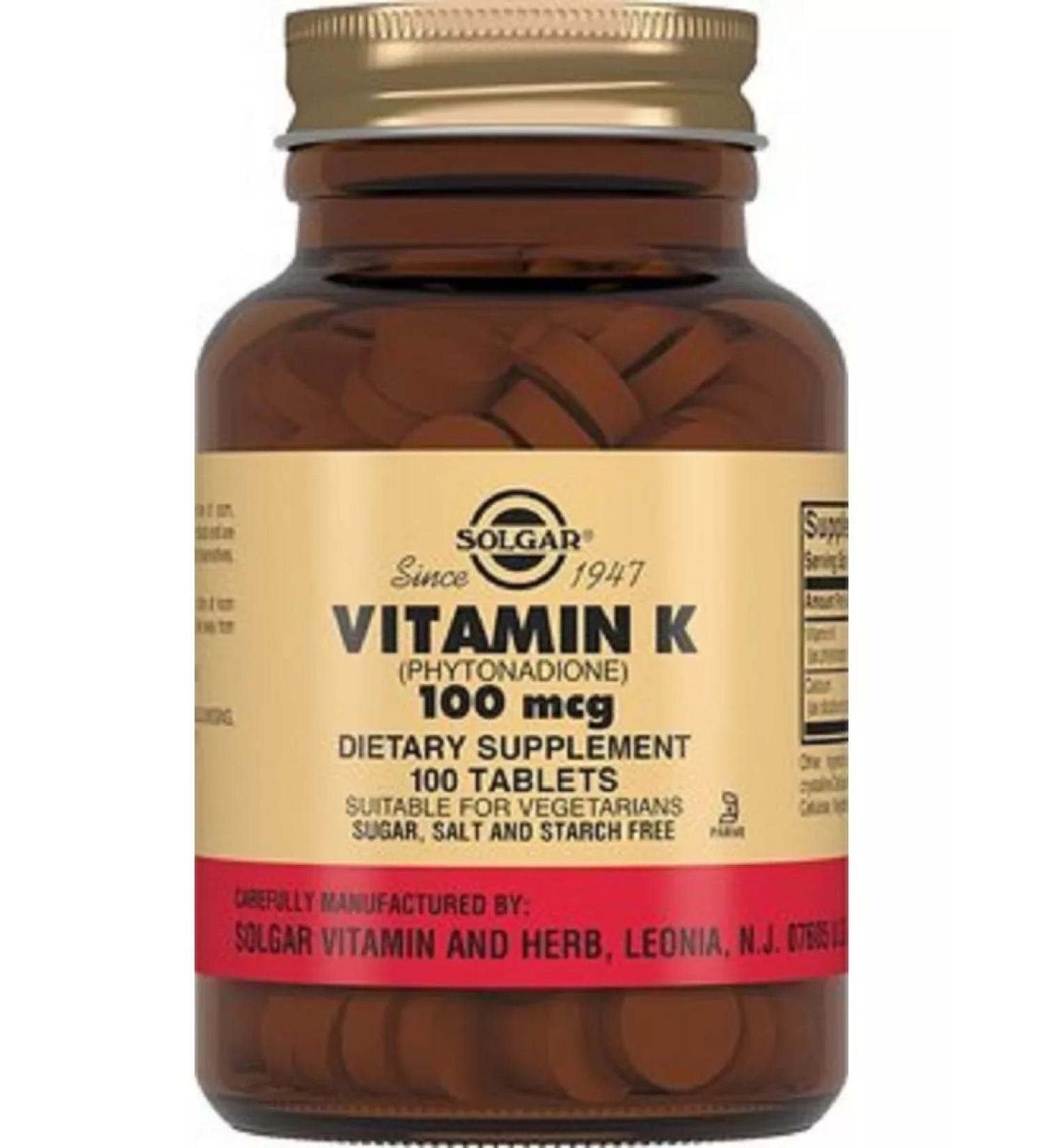 SOLGAR Vitamin to phytomenadion