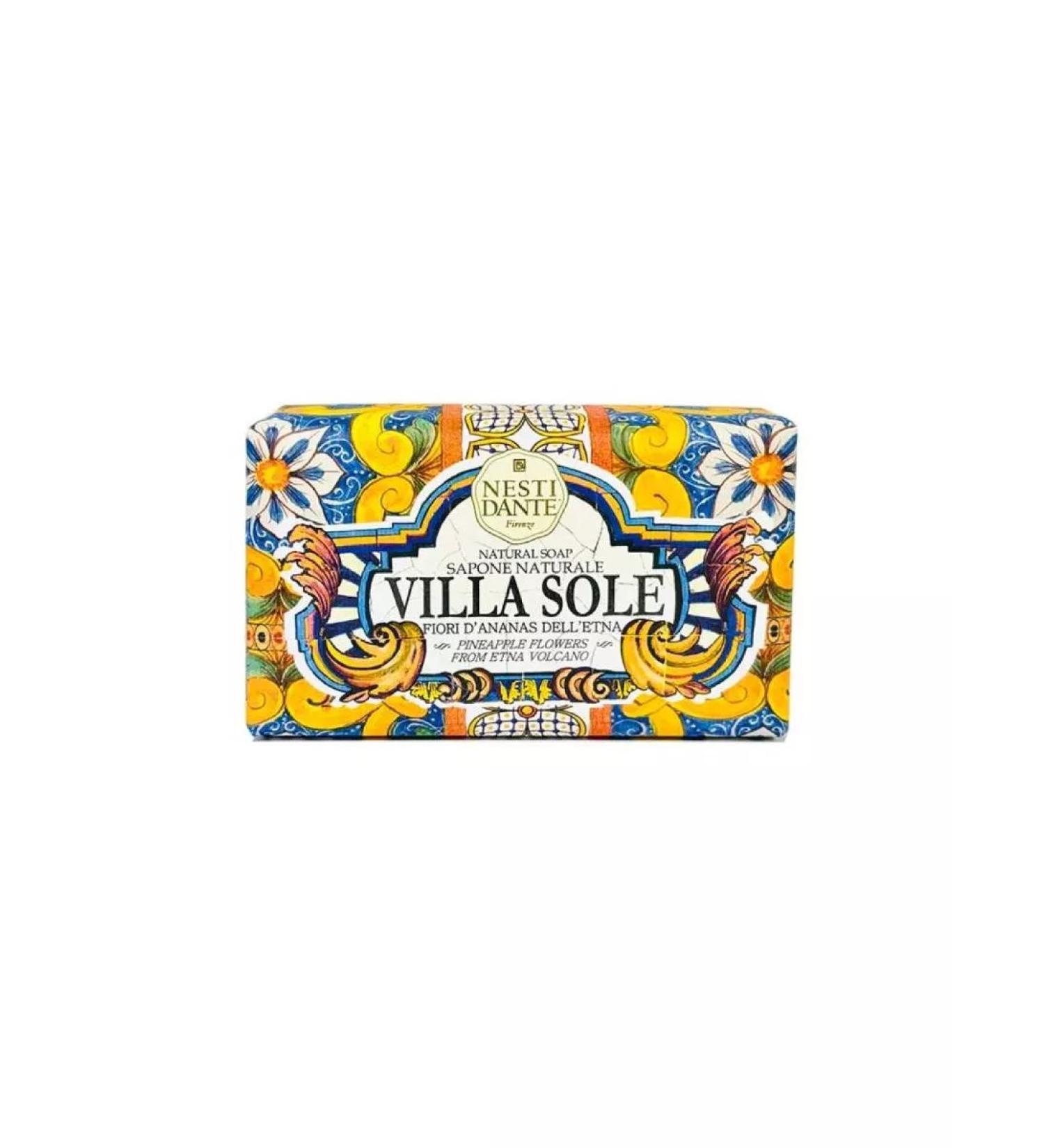 Nesti Dante Soap Villa Sole PineApple Flowers from Etna Volcano 250g - Buy Online on GoSupps.com