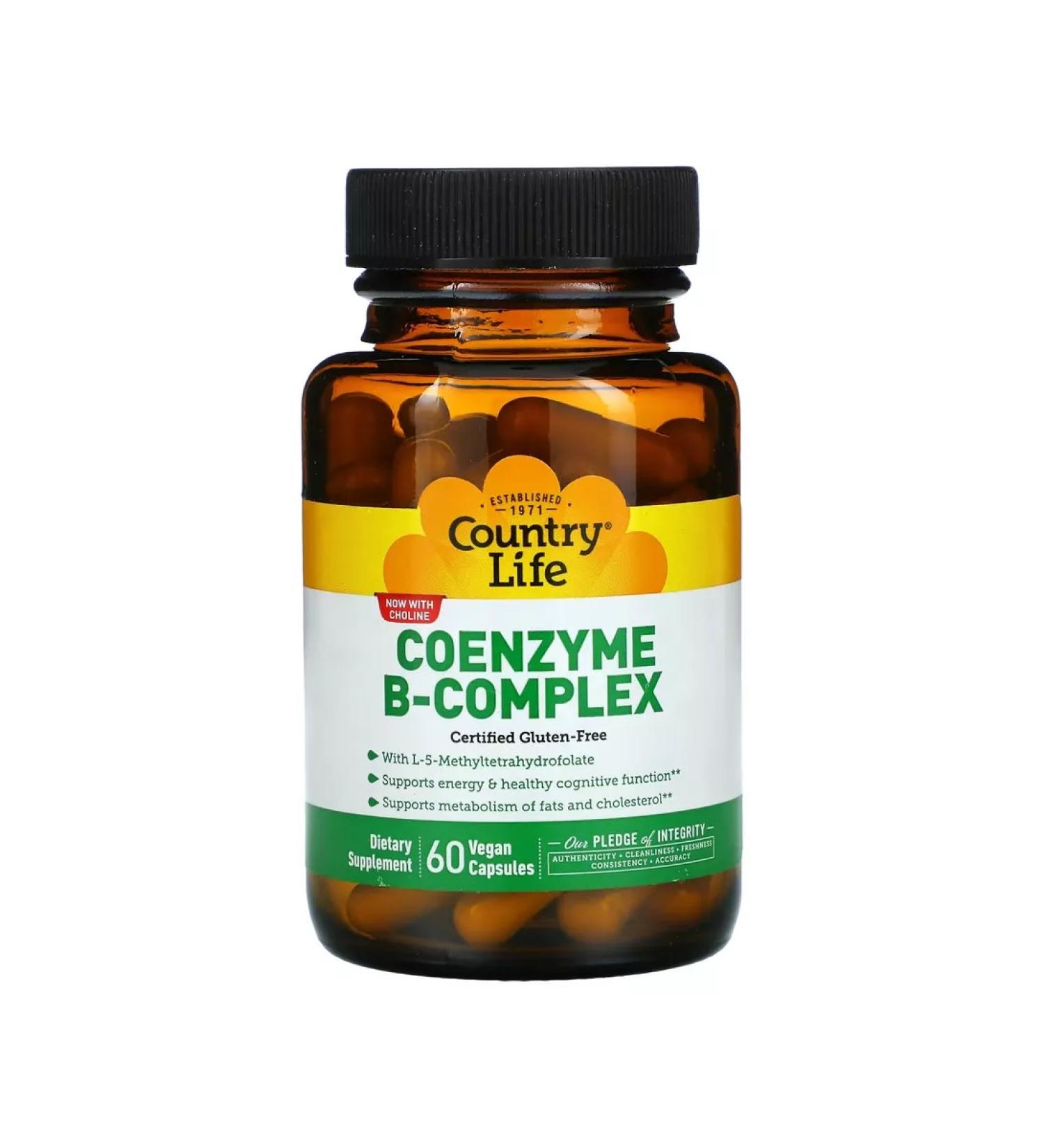 Country Life Complex Coenzima B 60 capsules