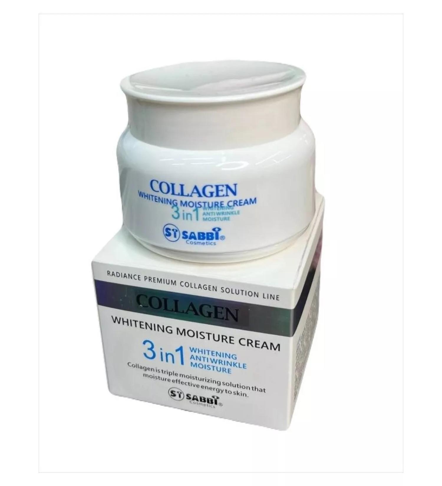 Skin care cosmetics Moisturizing face cream with collagen