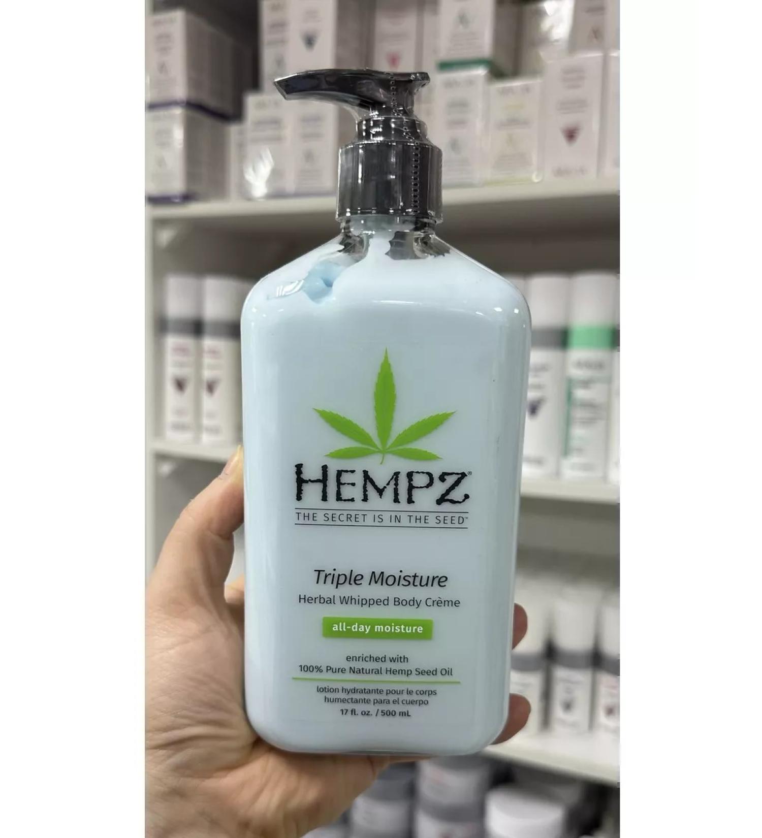 HEMPZ Trio moisture of 500 ml of body