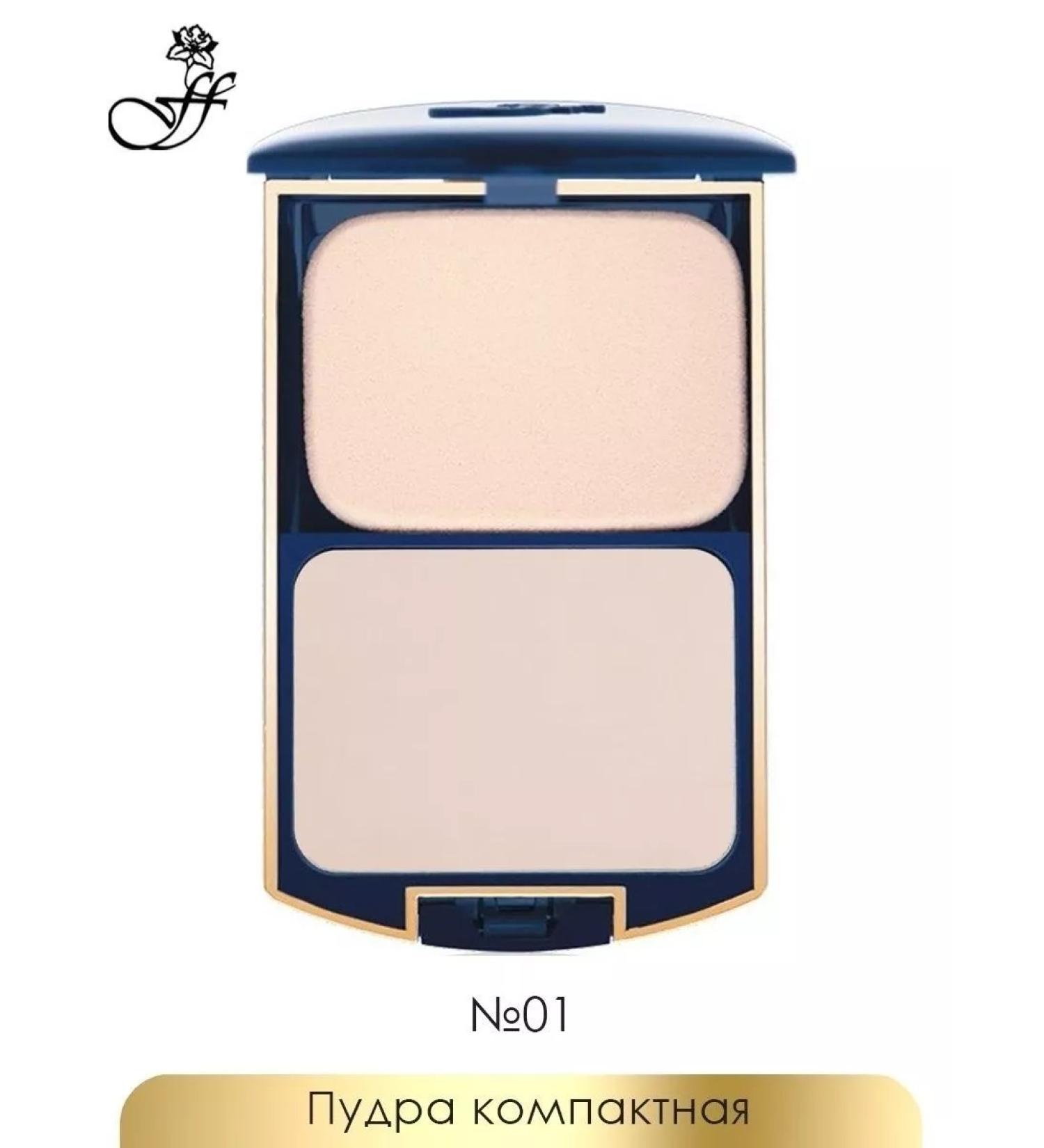 SALE Facial powder compact 2V1 TK-12 light natural No. 01 - Buy Online on GoSupps.com