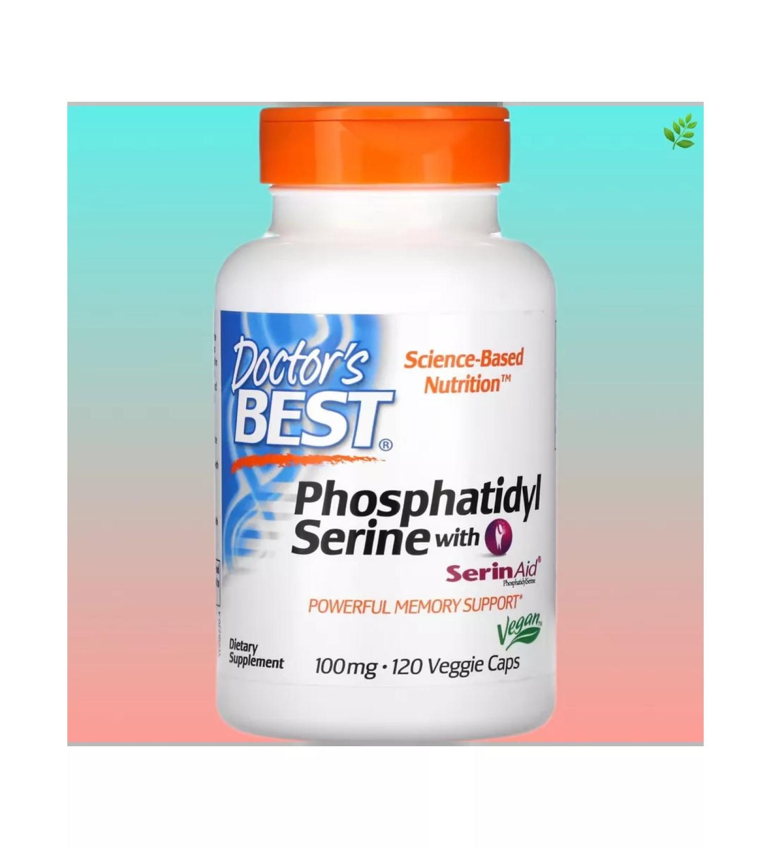 Doctor's Best Phosphatidylserin with Serinaid 100 mg 120 capsules