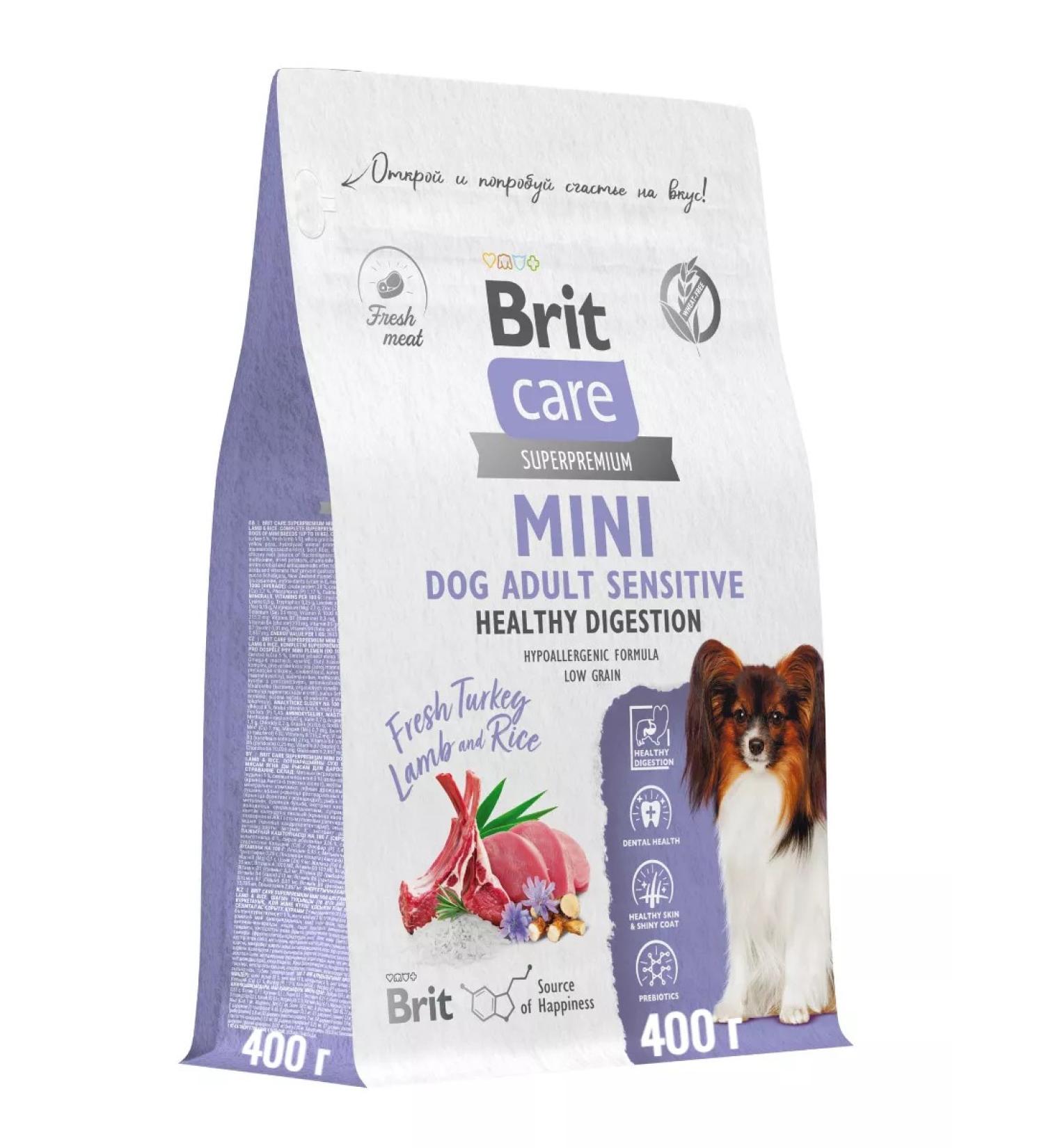 Brit Care Mini Dog Adult Sensitive 400 g - Buy Online on GoSupps.com