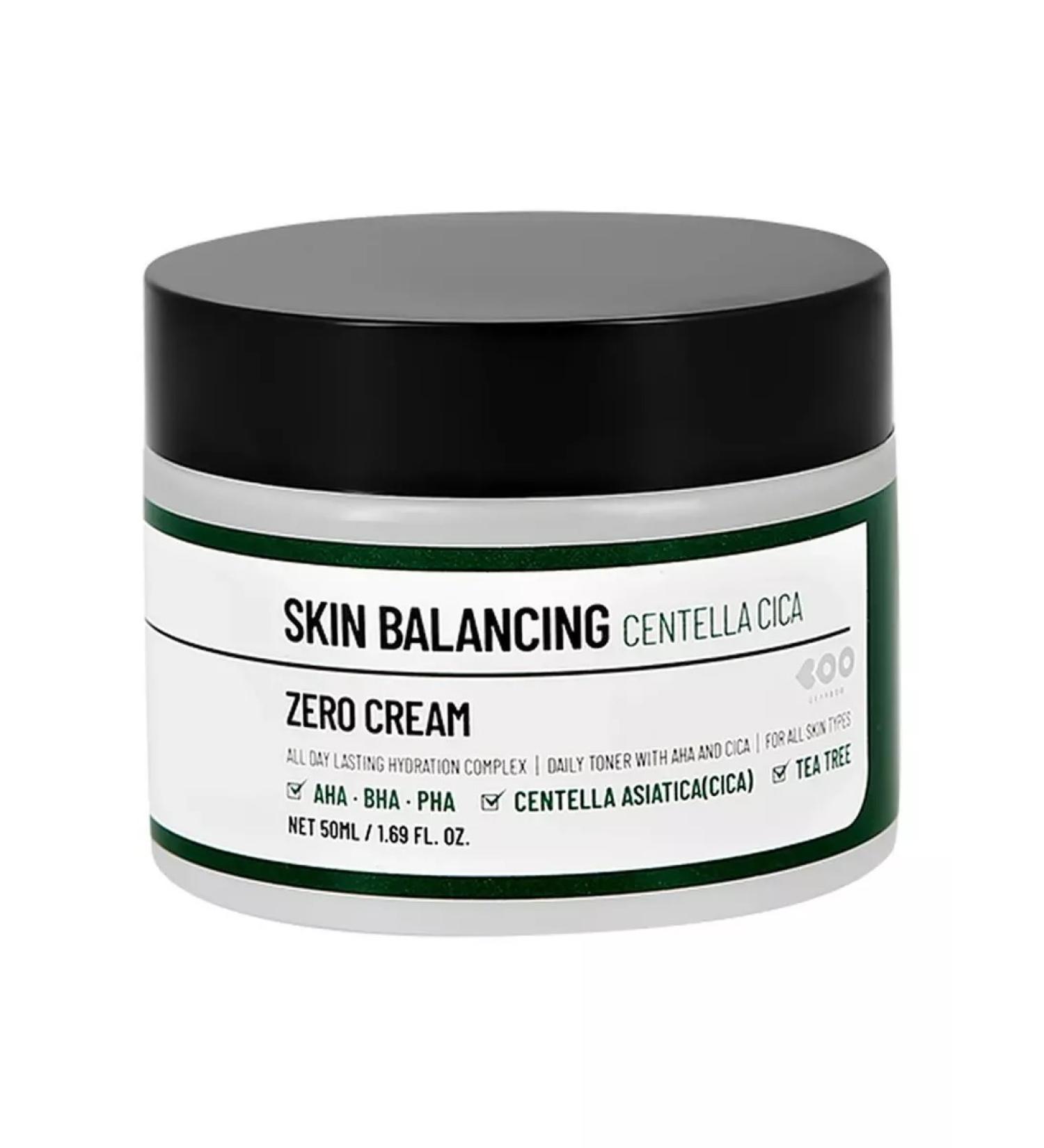 Dearboo Facial cream with centella and acids against acne