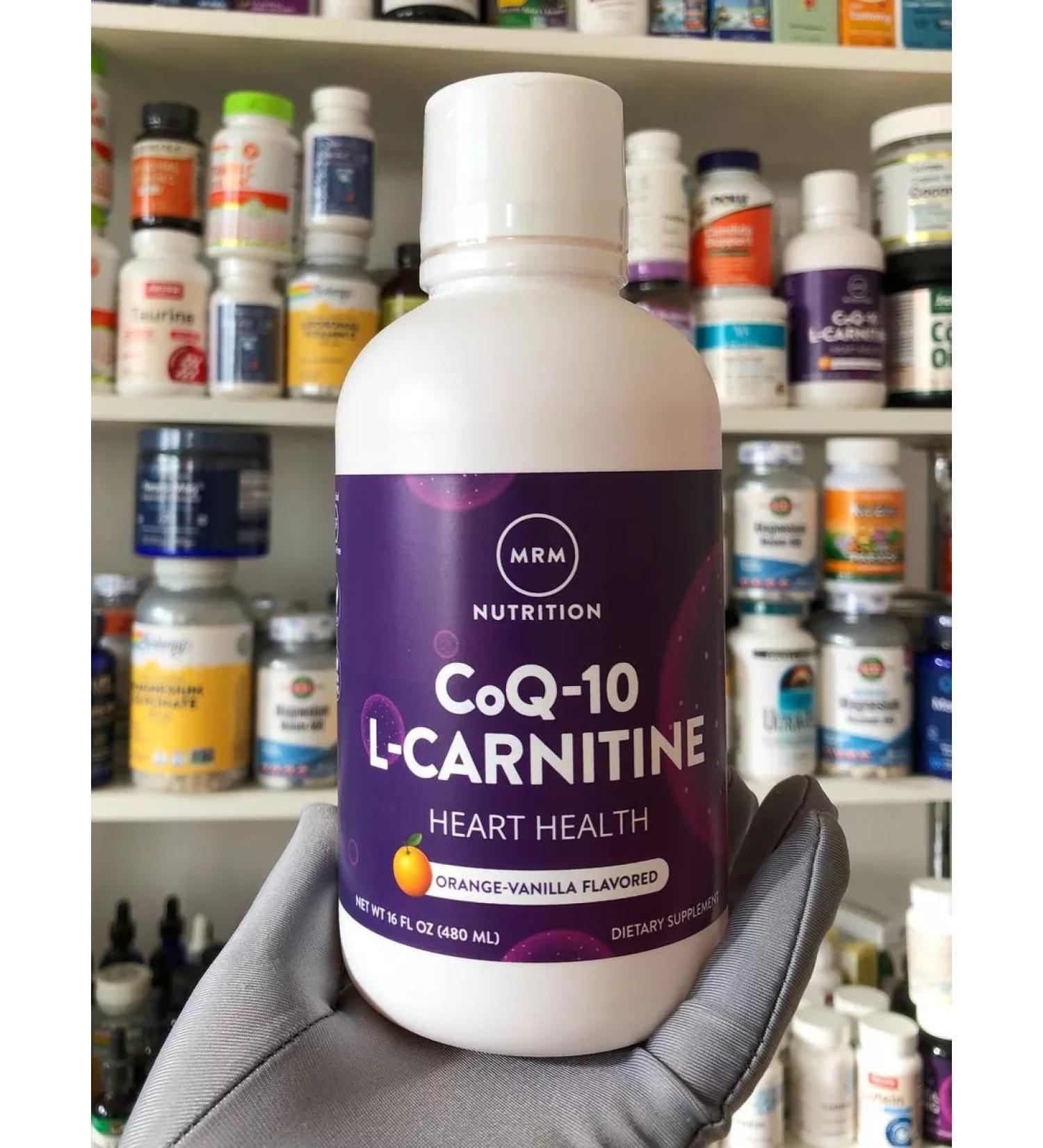 MRM Nutrition CoQ 10 L Carnitine Coenzymq10 with L-carnitine liquid